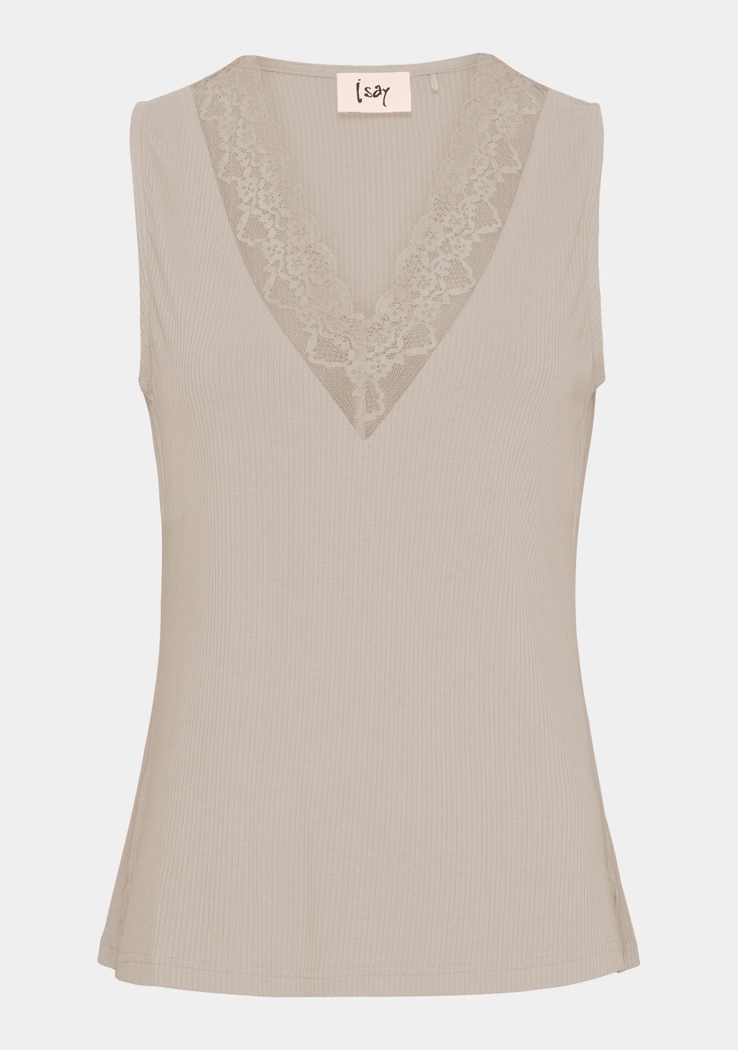 Dee V-Neck Top - Sand