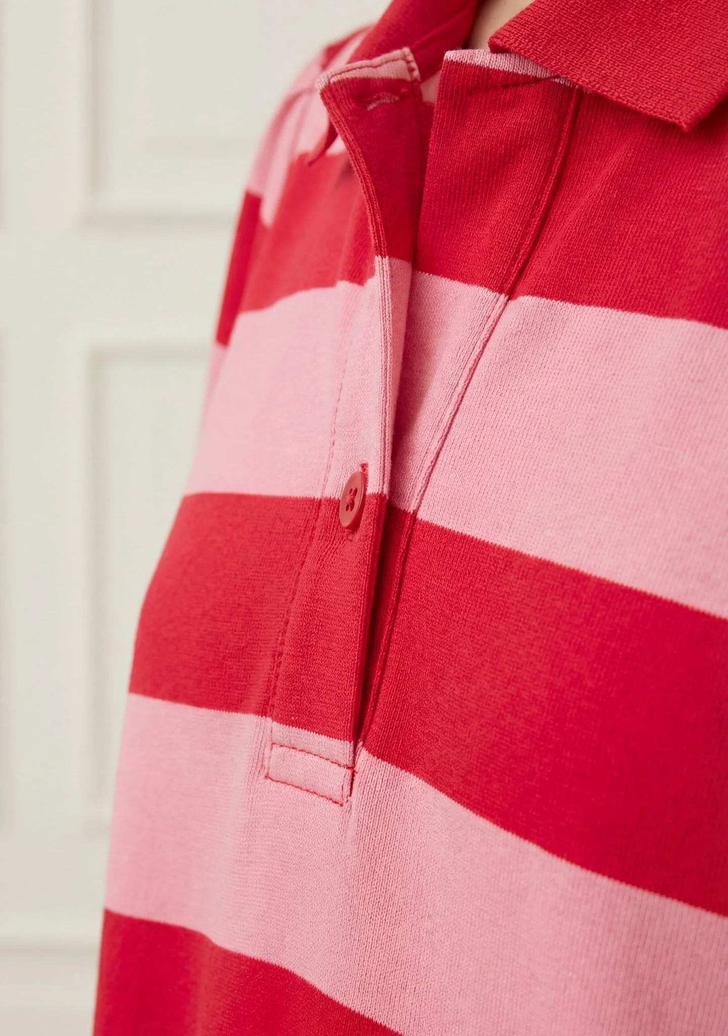Ditte New Dress - Raspberry/Pink Stripe - Image 3