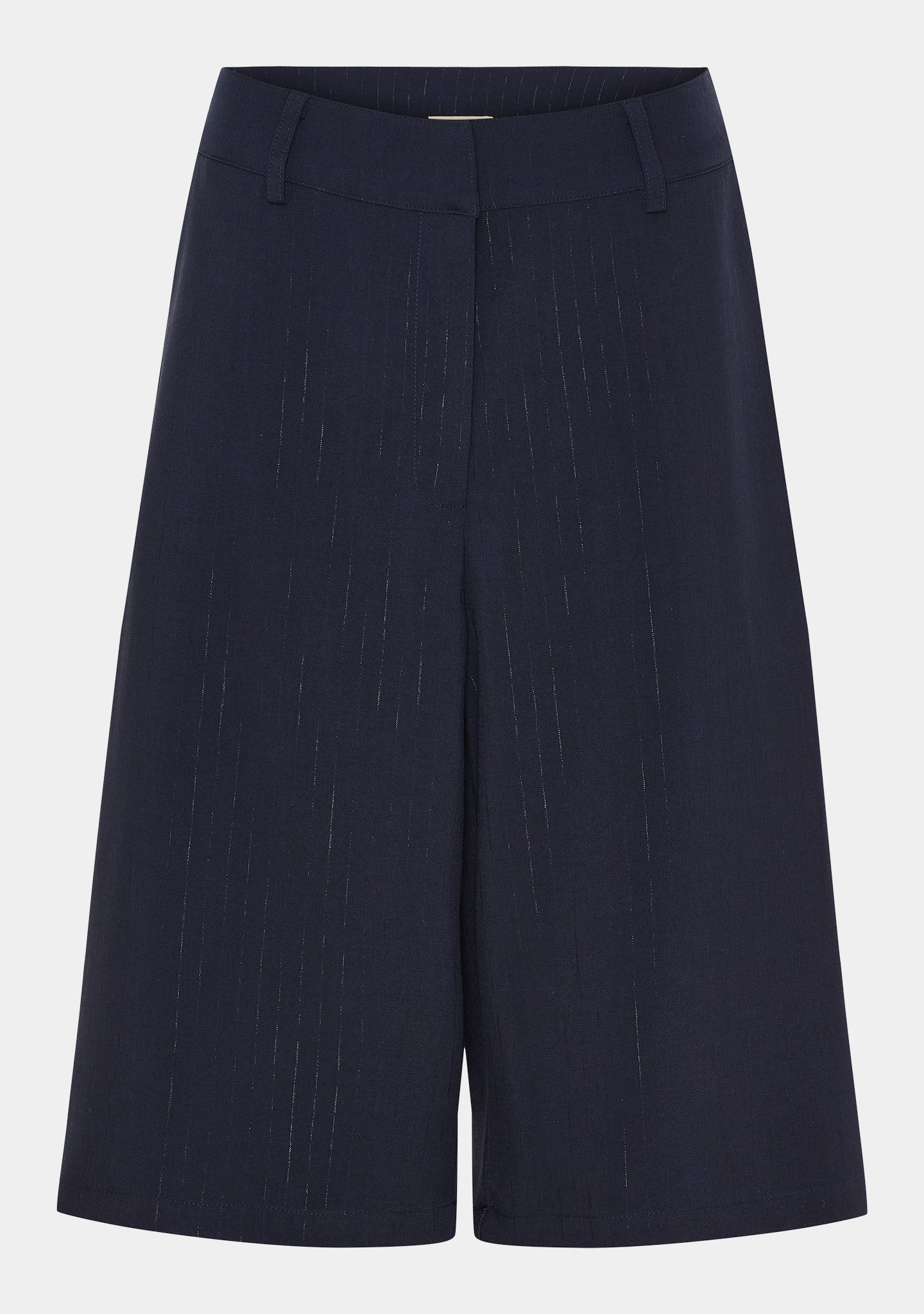 Felicia Long Shorts - Navy Pinstripe - Image 5