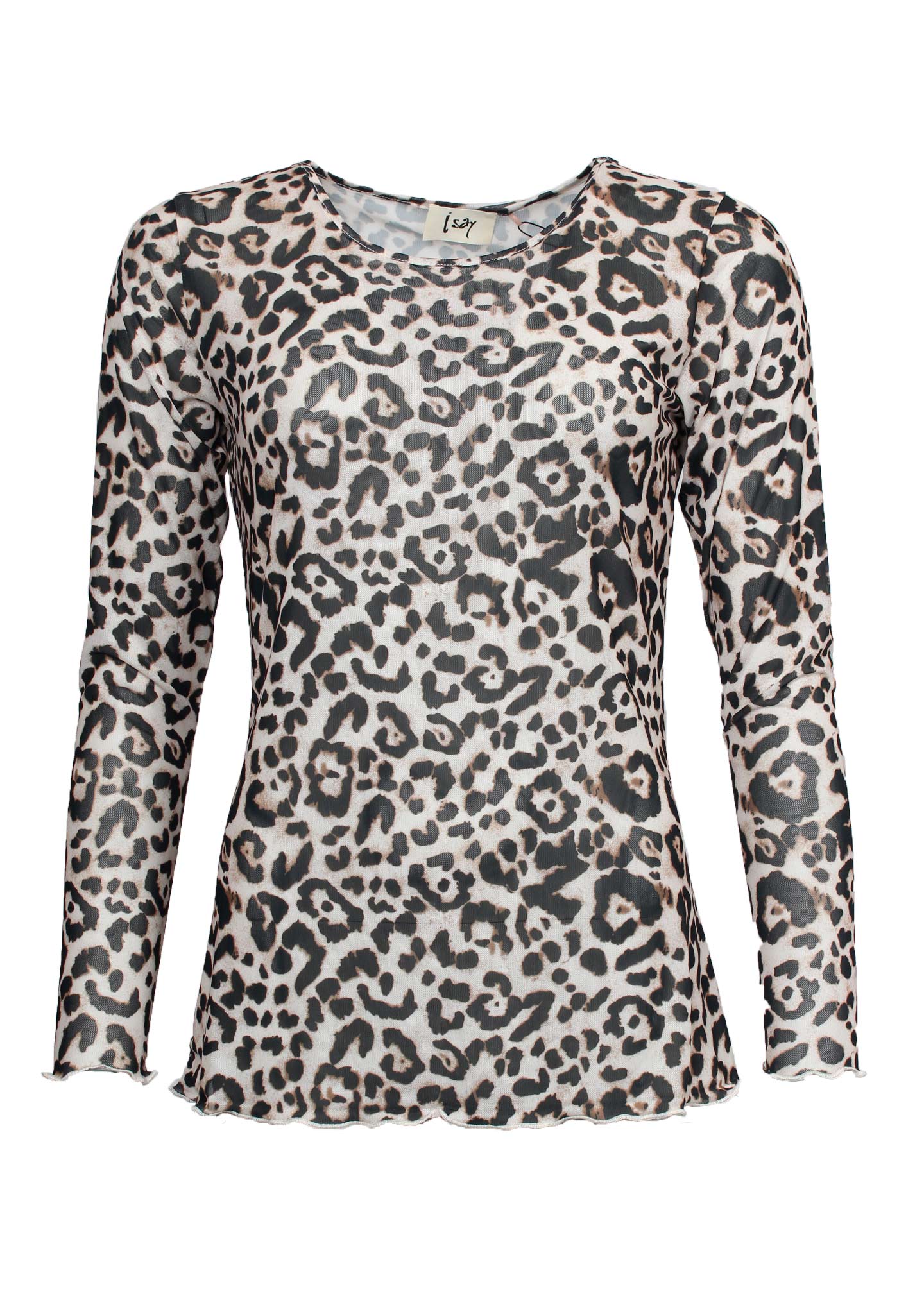 Fifi Mesh l/s O-Neck - Leo Mesh - Image 3