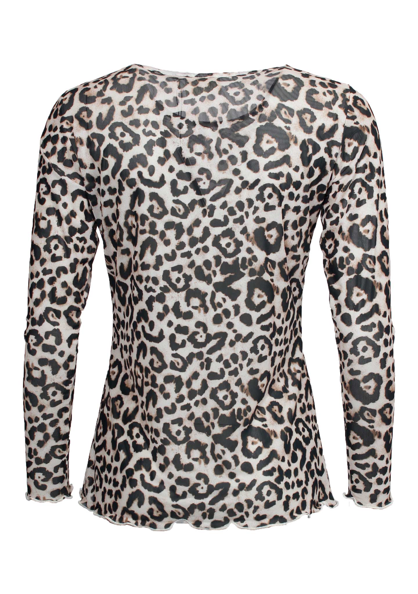 Fifi Mesh l/s O-Neck - Leo Mesh - Image 4