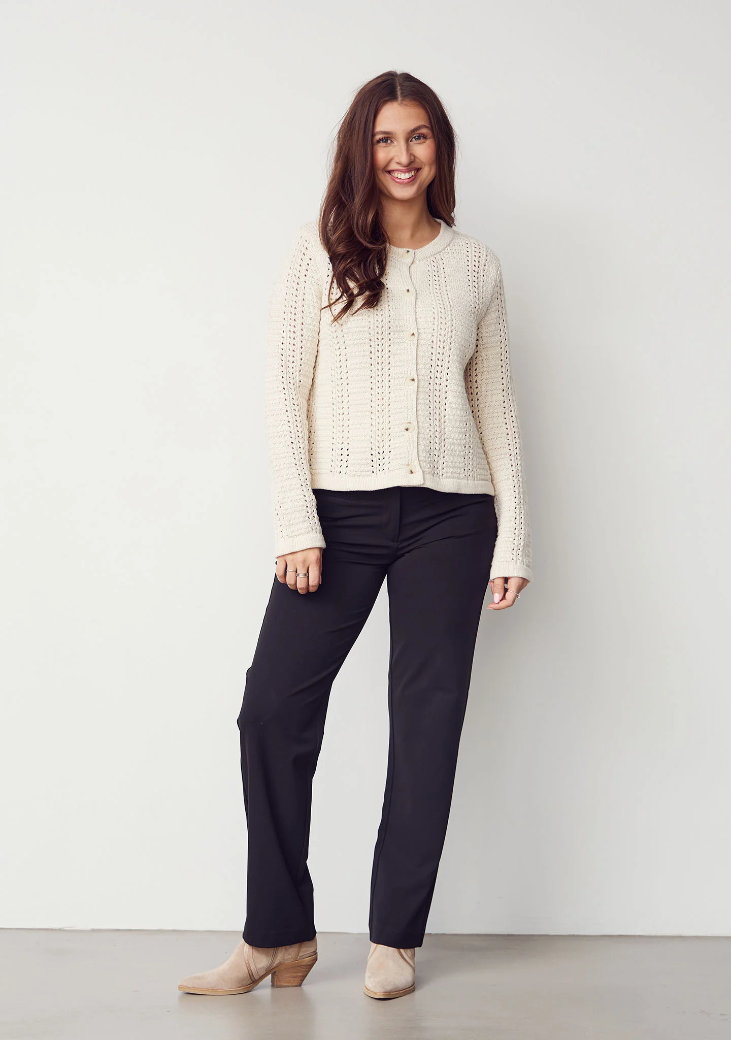 Firenze Straight Pant - Black - Image 4