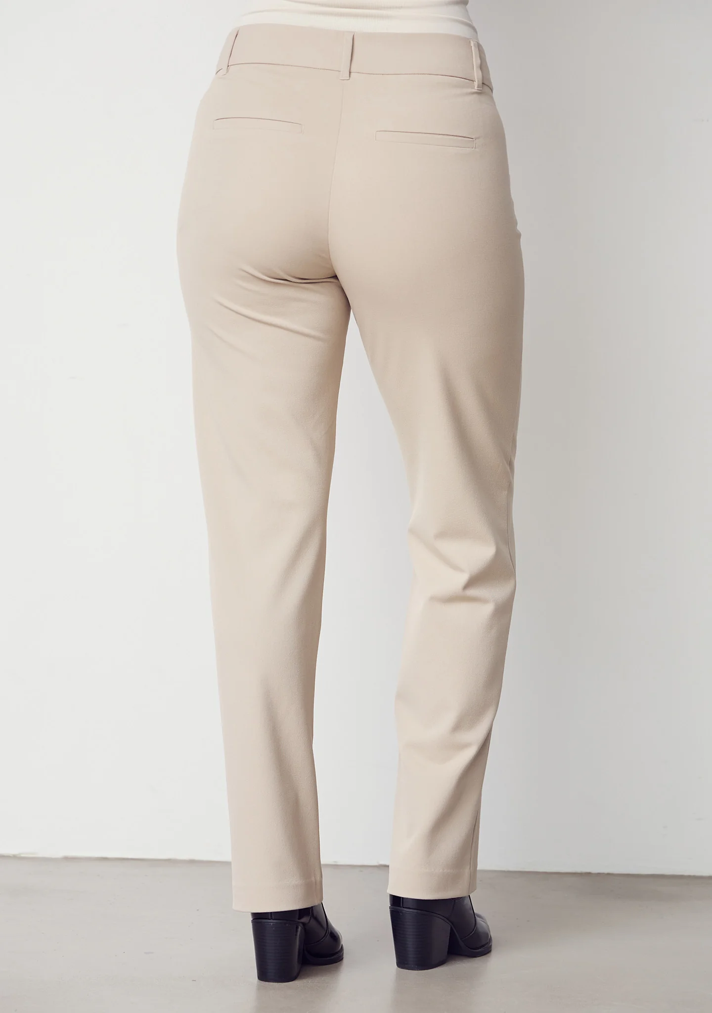 Firenze Straight Pant - Sand - Image 2