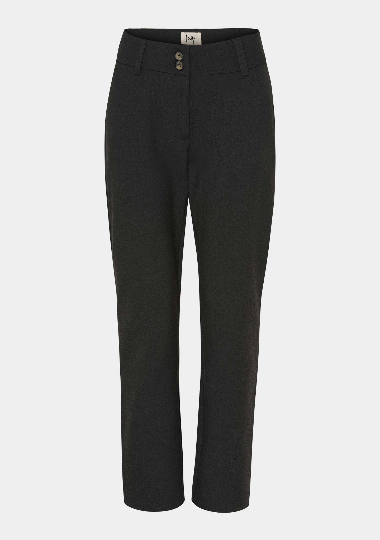 Firenze Stretch Chino - Dark Grey Melange - Image 5