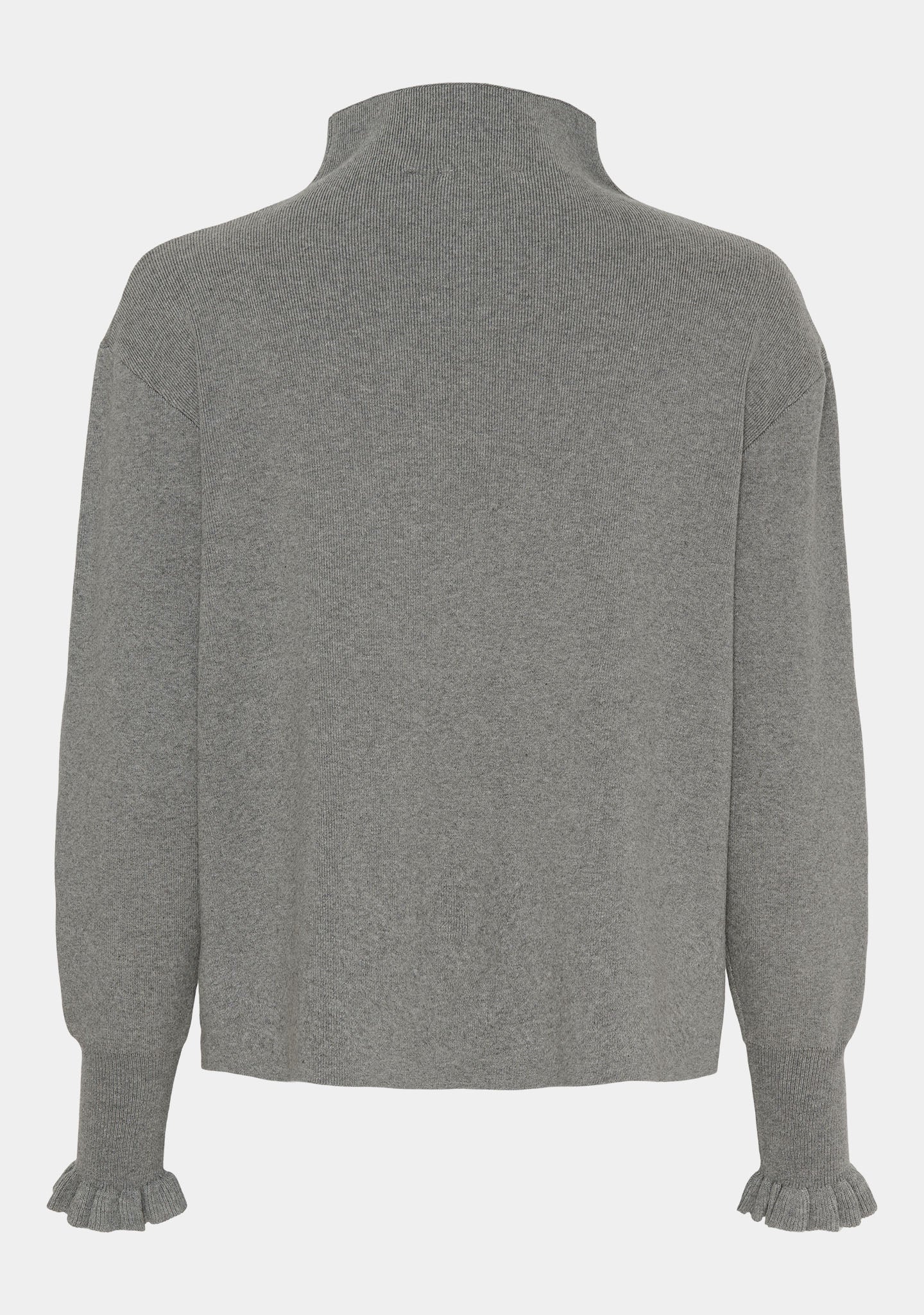 Frigga New Pullover - Grey Melange - Image 2