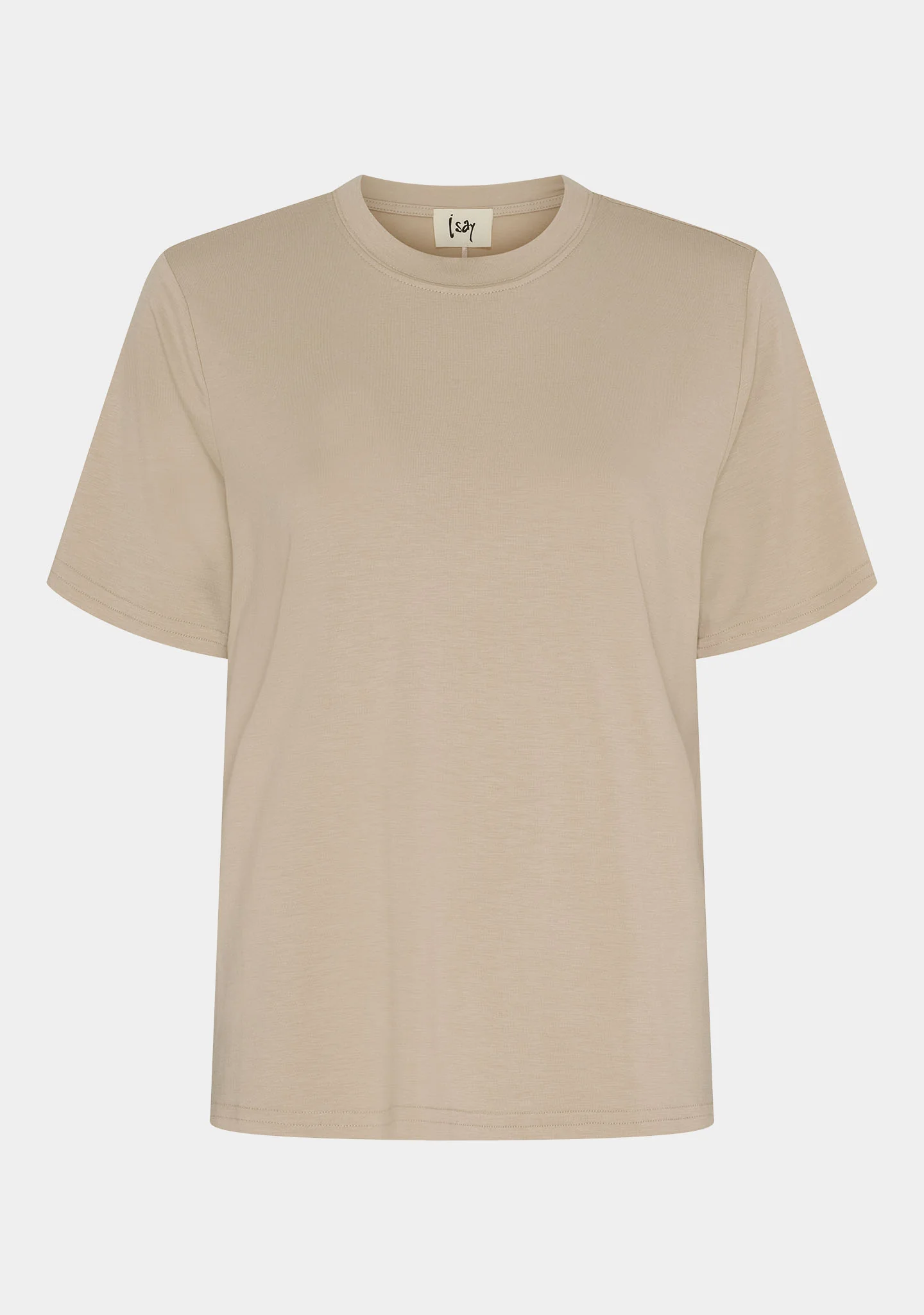 Gritt O-Neck T-Shirt - Sand - Image 5