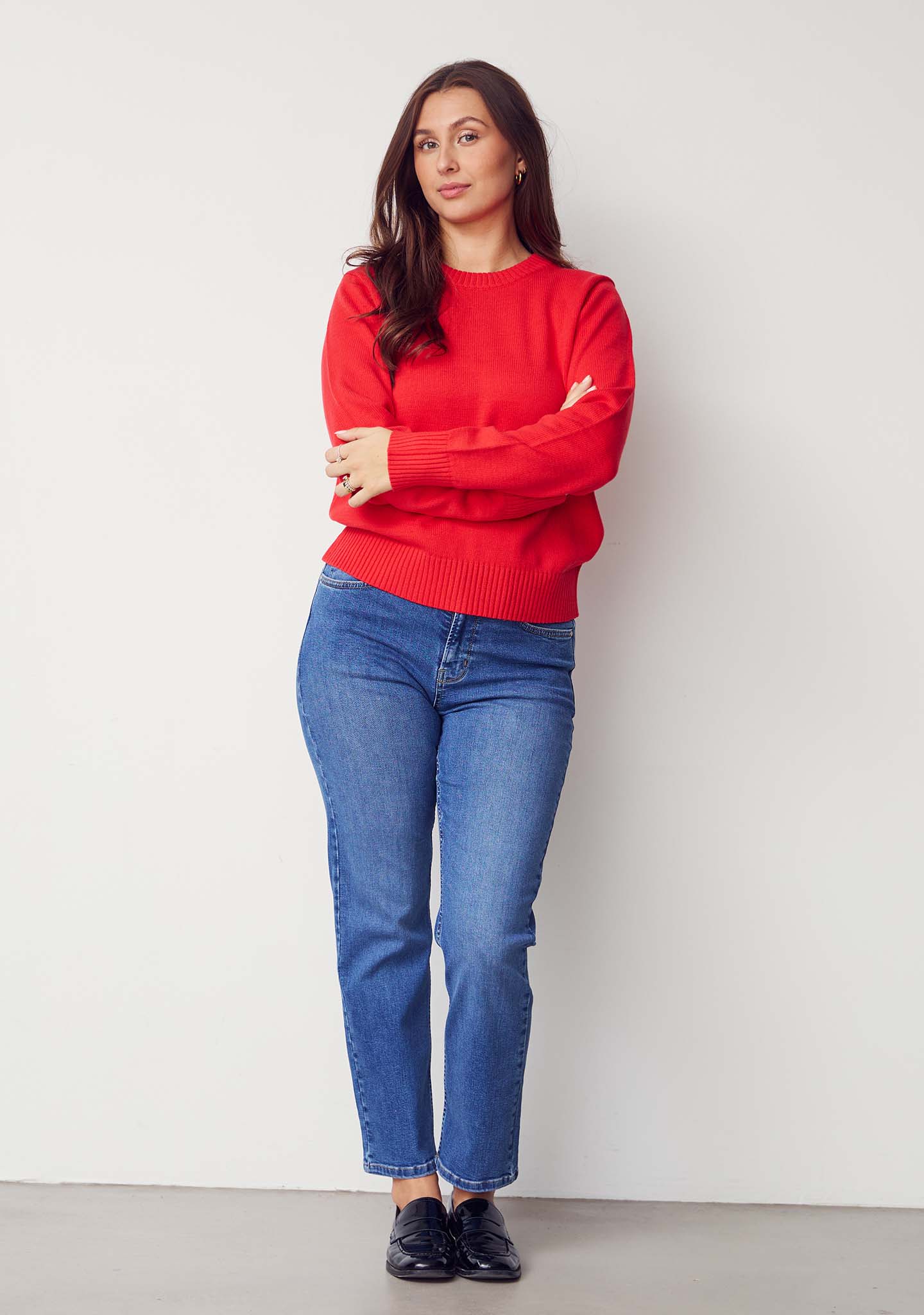 Gwen Basic Pullover - Fresh Red - Image 4