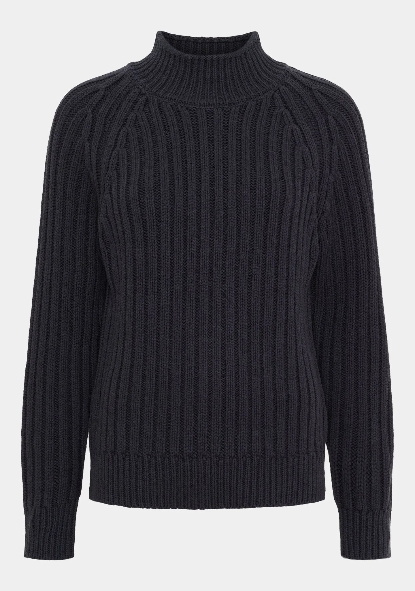 Gwen Highneck Pullover - Navy - Image 4