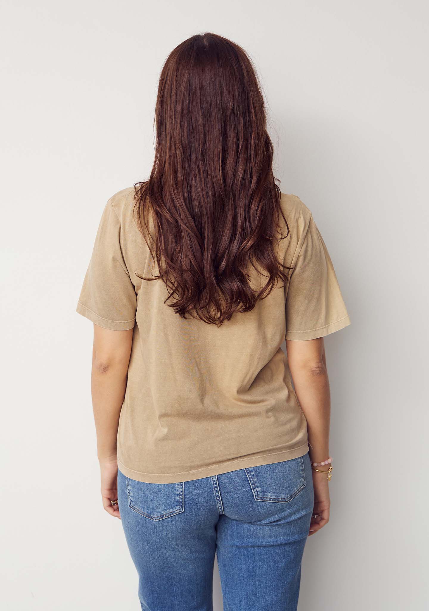Haley New T-Shirt - Washed Taupe - Image 2