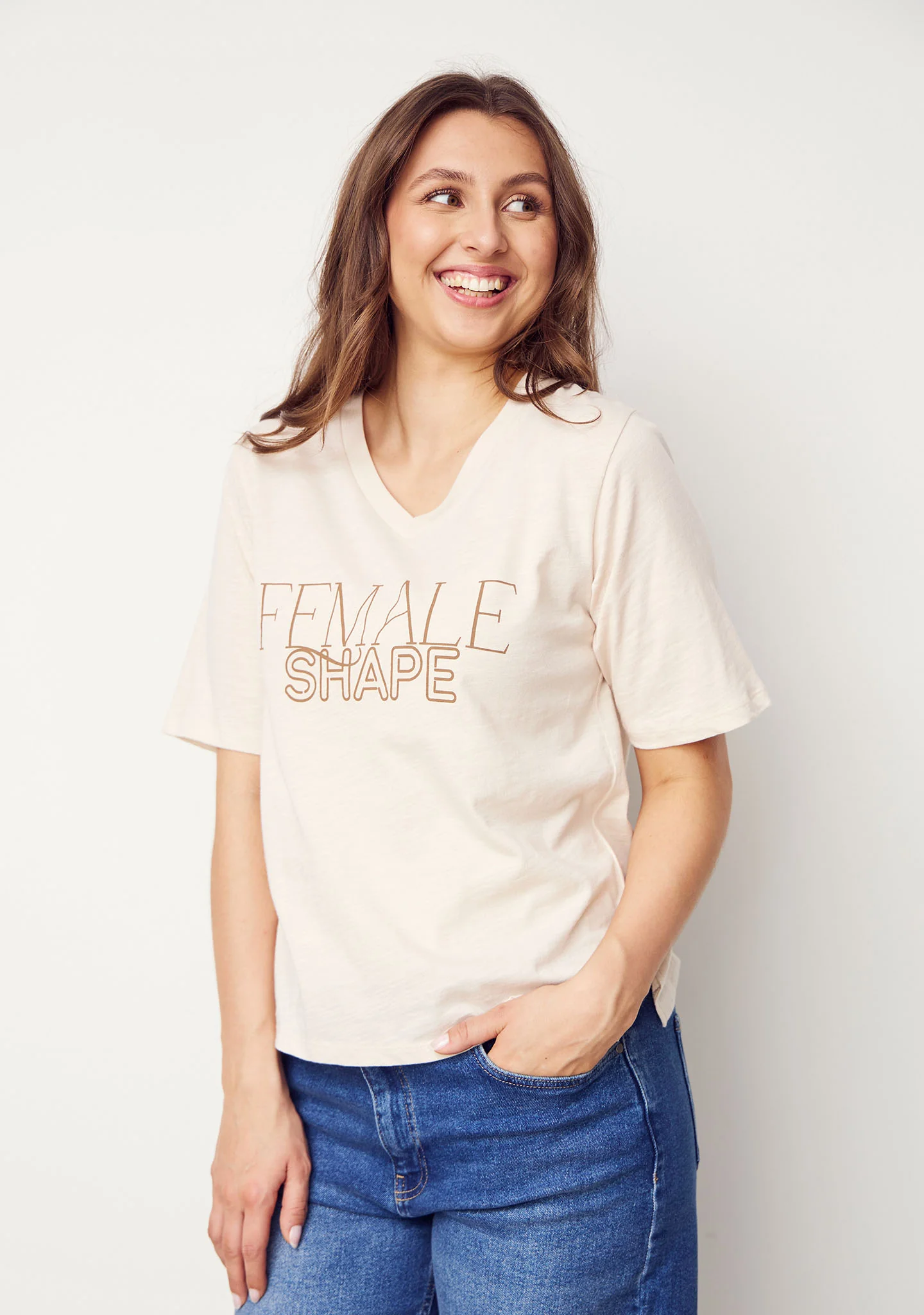 Haley T-Shirt - Sand - Image 2