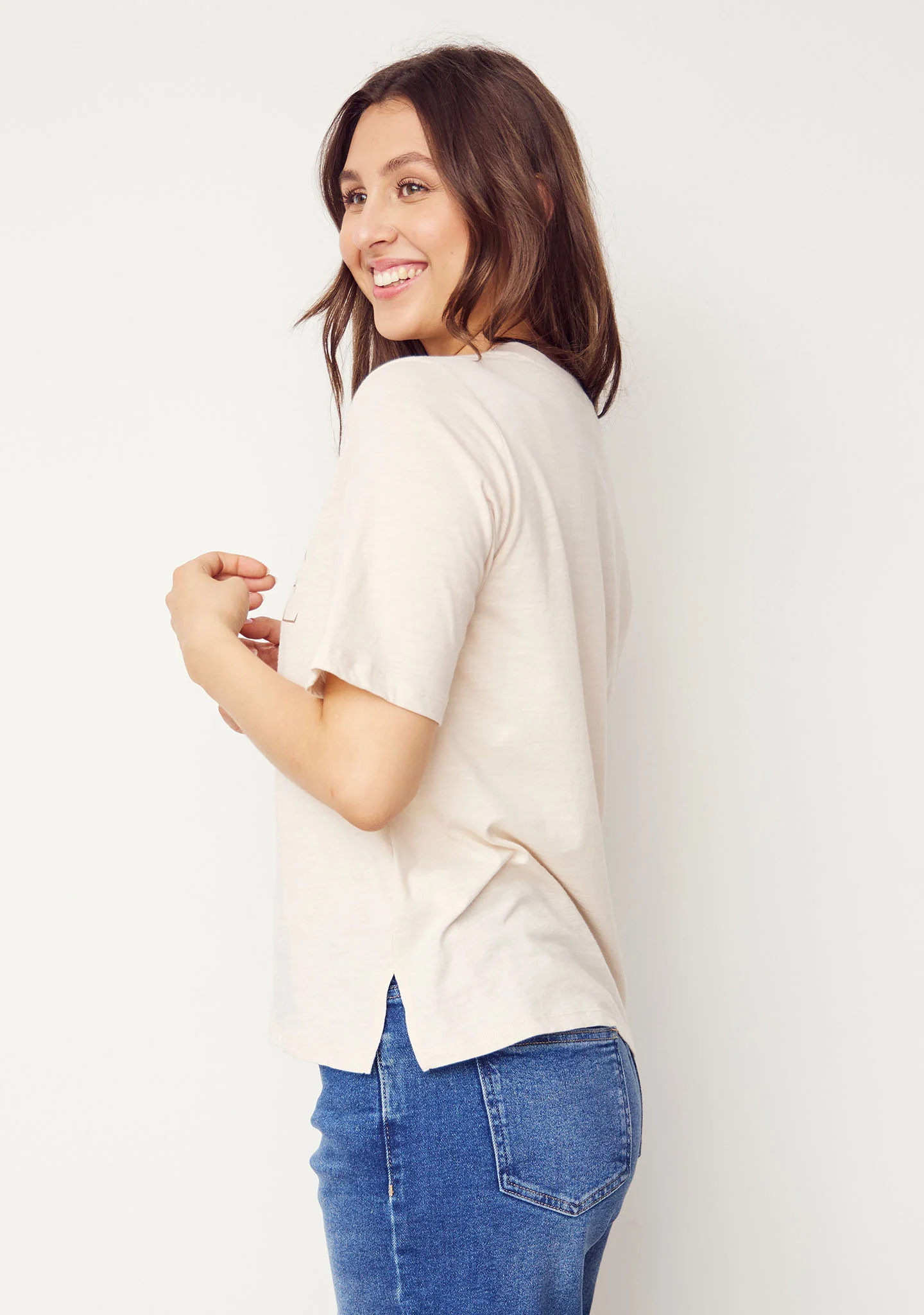 Haley T-Shirt - Sand - Image 3