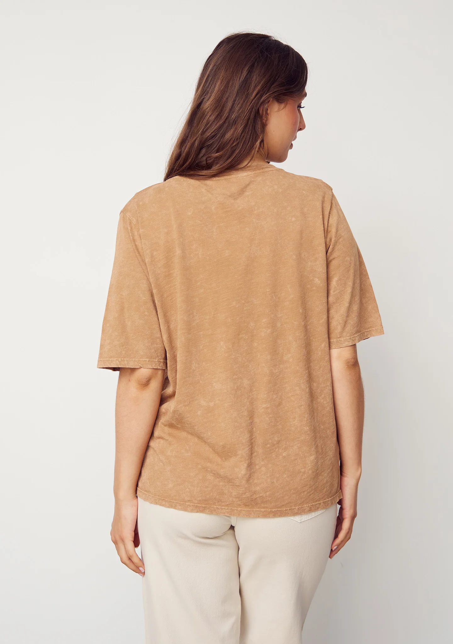 Haley T-Shirt - Washed Luxury Camel - Image 3