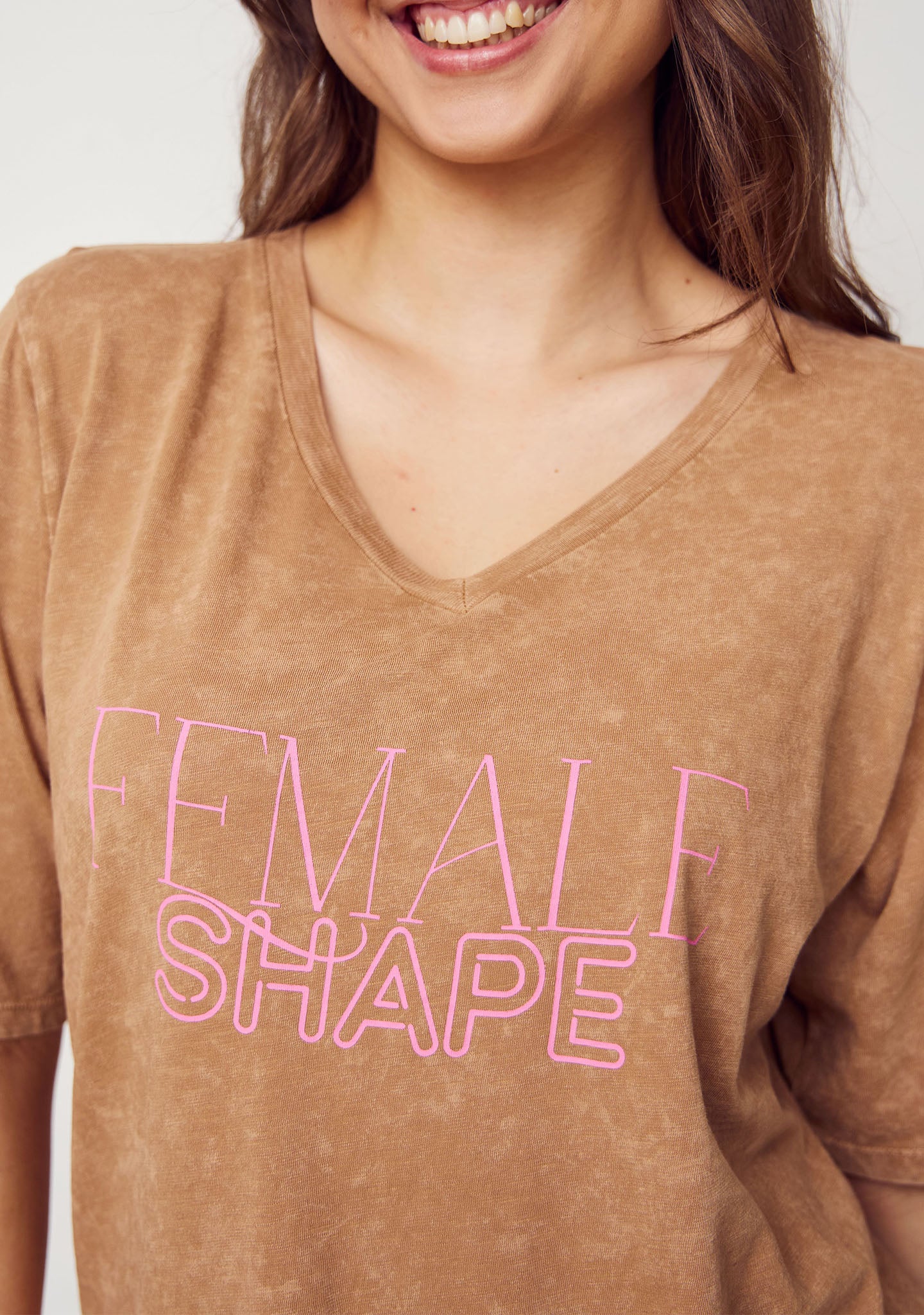 Haley T-Shirt - Washed Luxury Camel - Image 4
