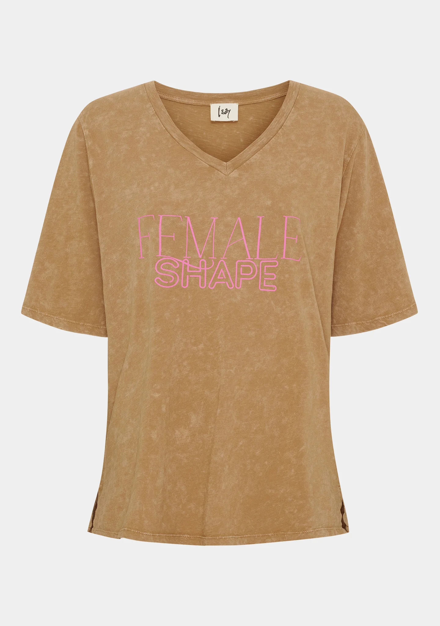 Haley T-Shirt - Washed Luxury Camel - Image 5