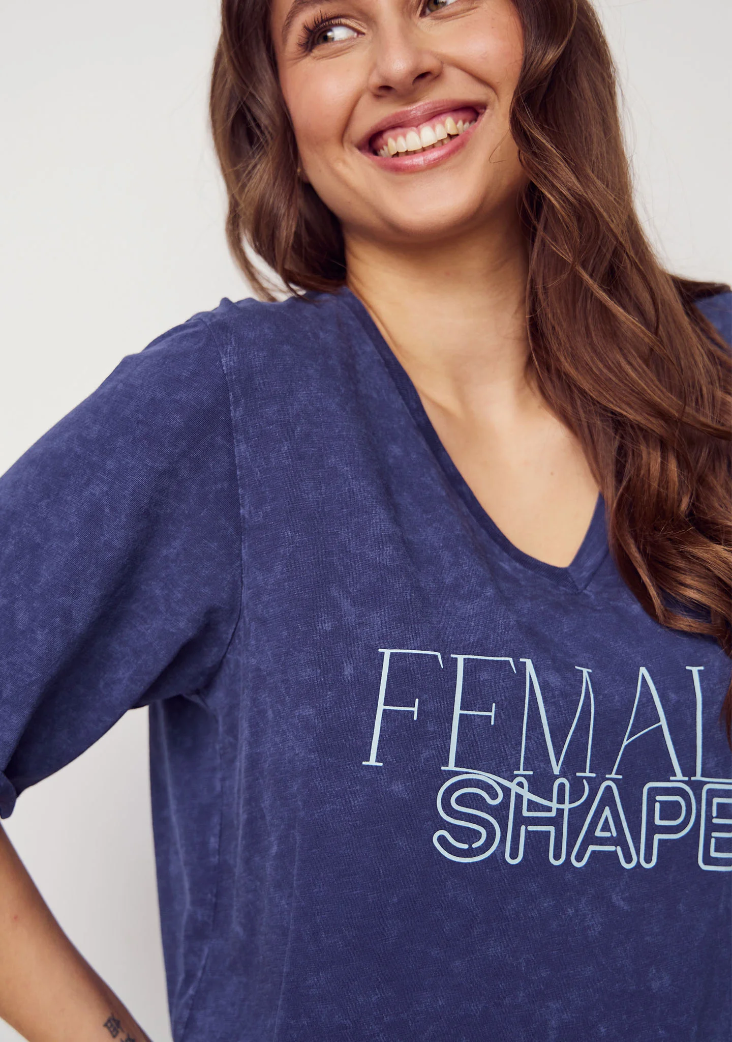 Haley T-Shirt - Washed Navy - Image 4