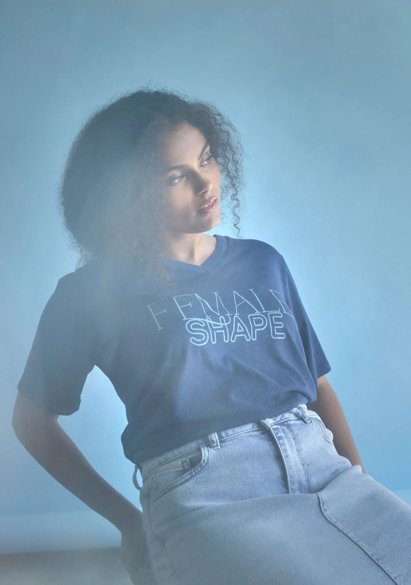Haley T-Shirt - Washed Navy - Image 5