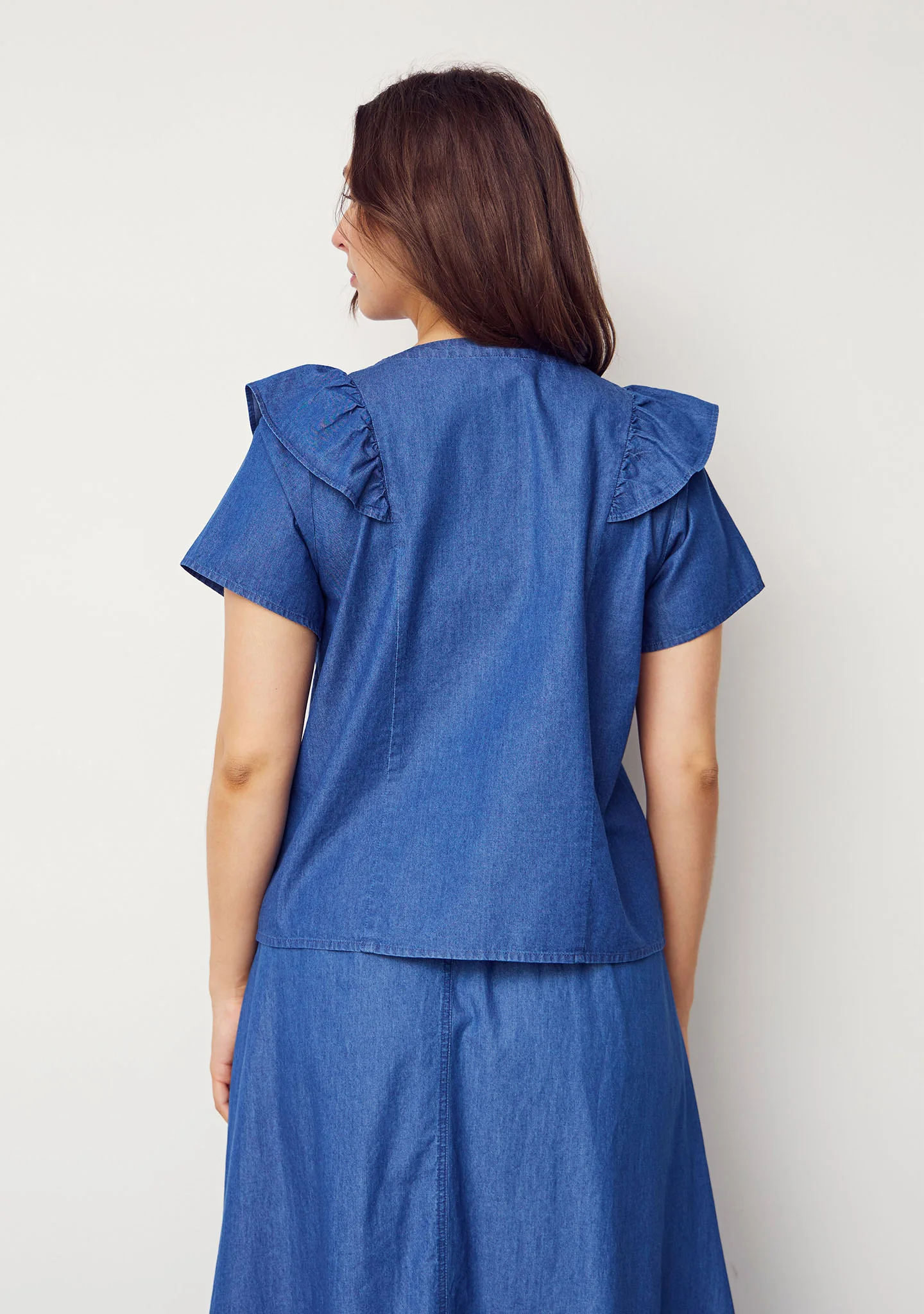 Heba Shirt - Denim - Image 3
