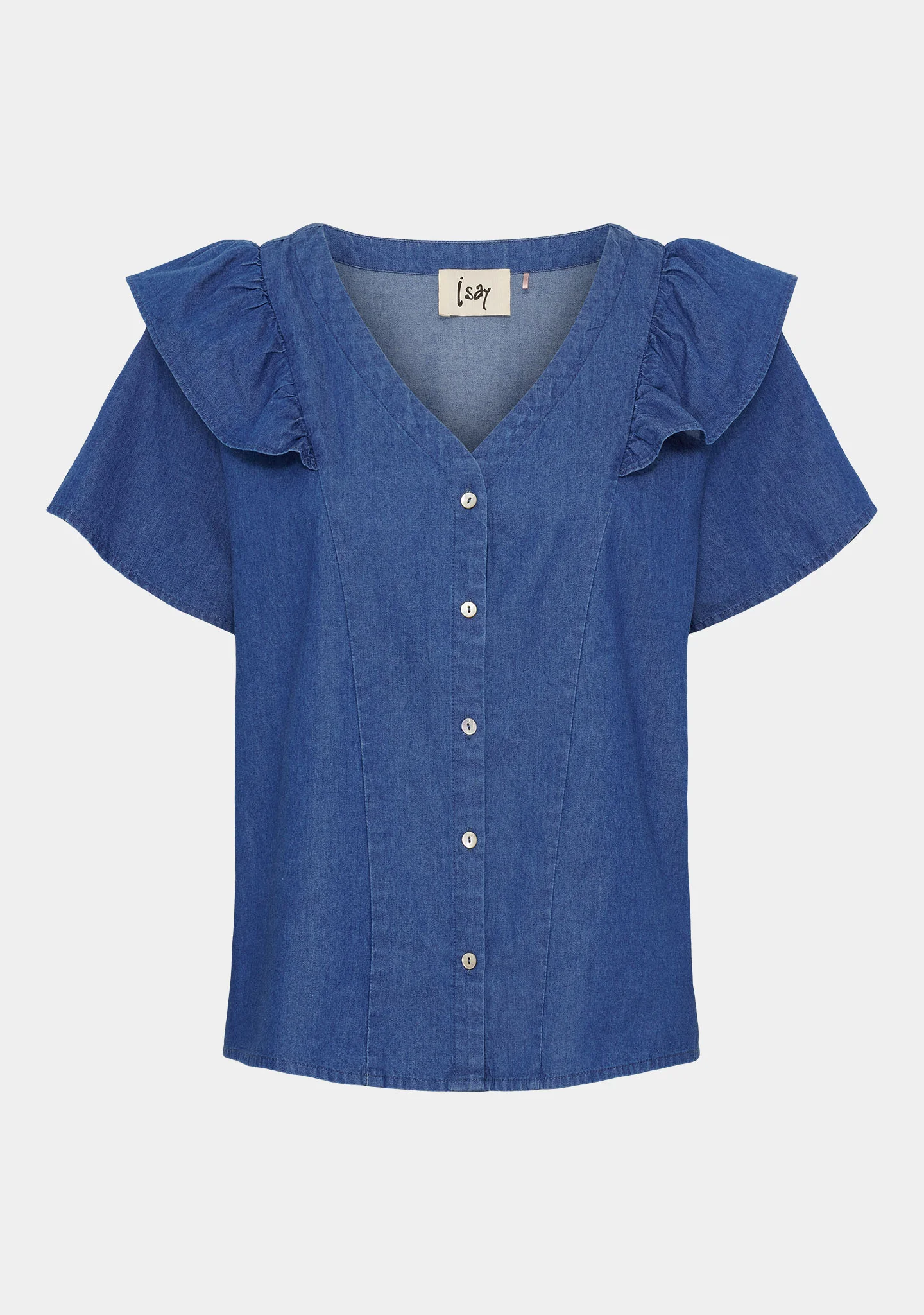 Heba Shirt - Denim - Image 5