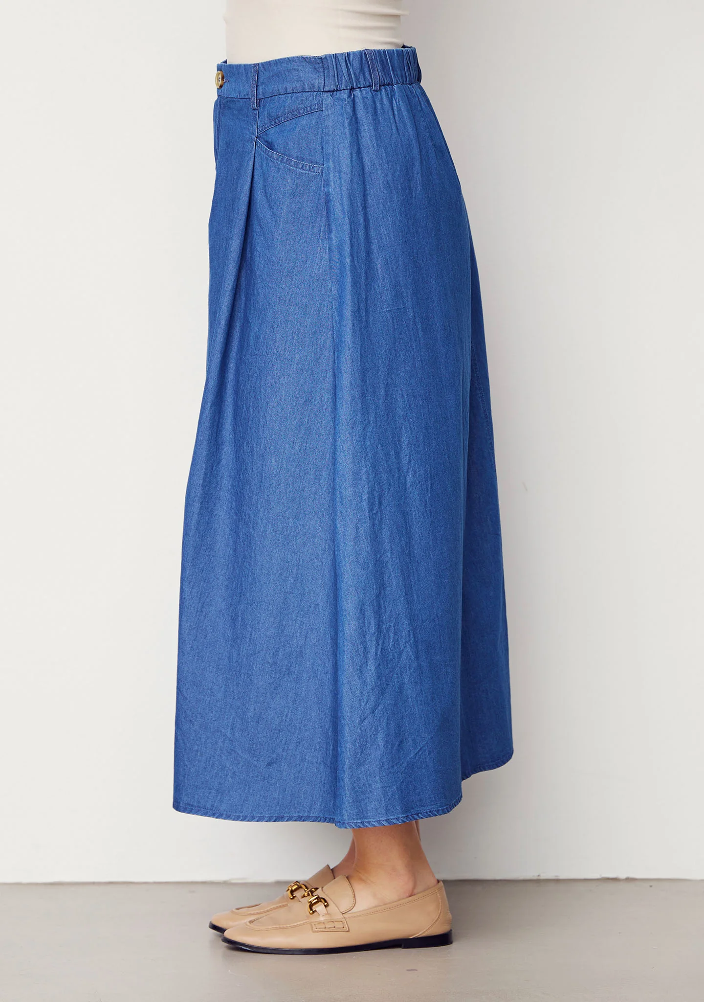 Heba Skirt - Denim - Image 2