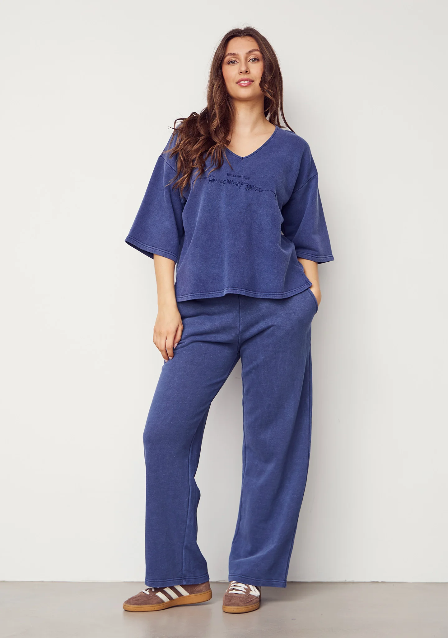 Heike Sweat Pant - Washed Navy - Image 5