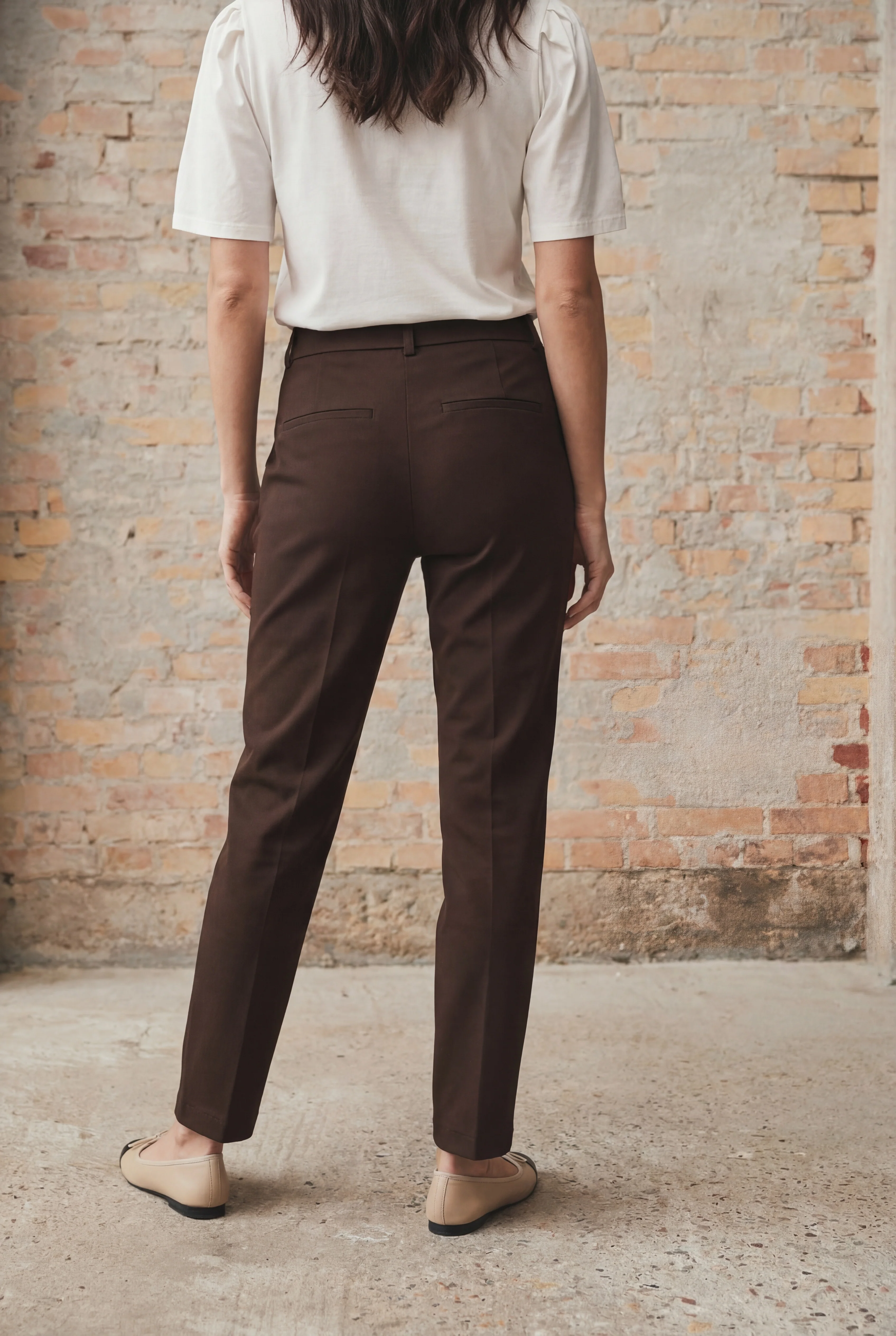 Isay Chino Pant - Dark brown - Image 2