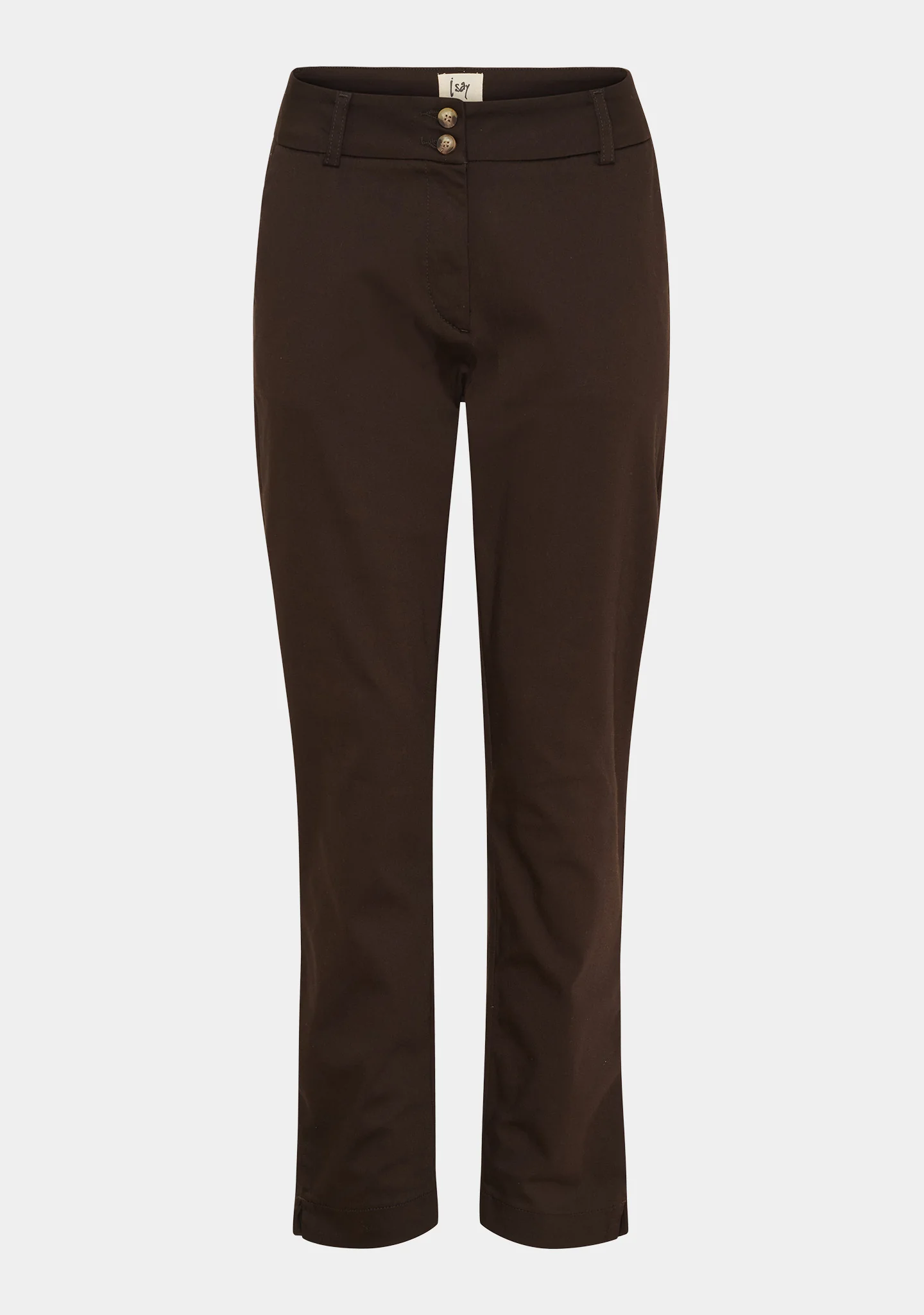 Isay Chino Pant - Dark Brown LONG - Image 5