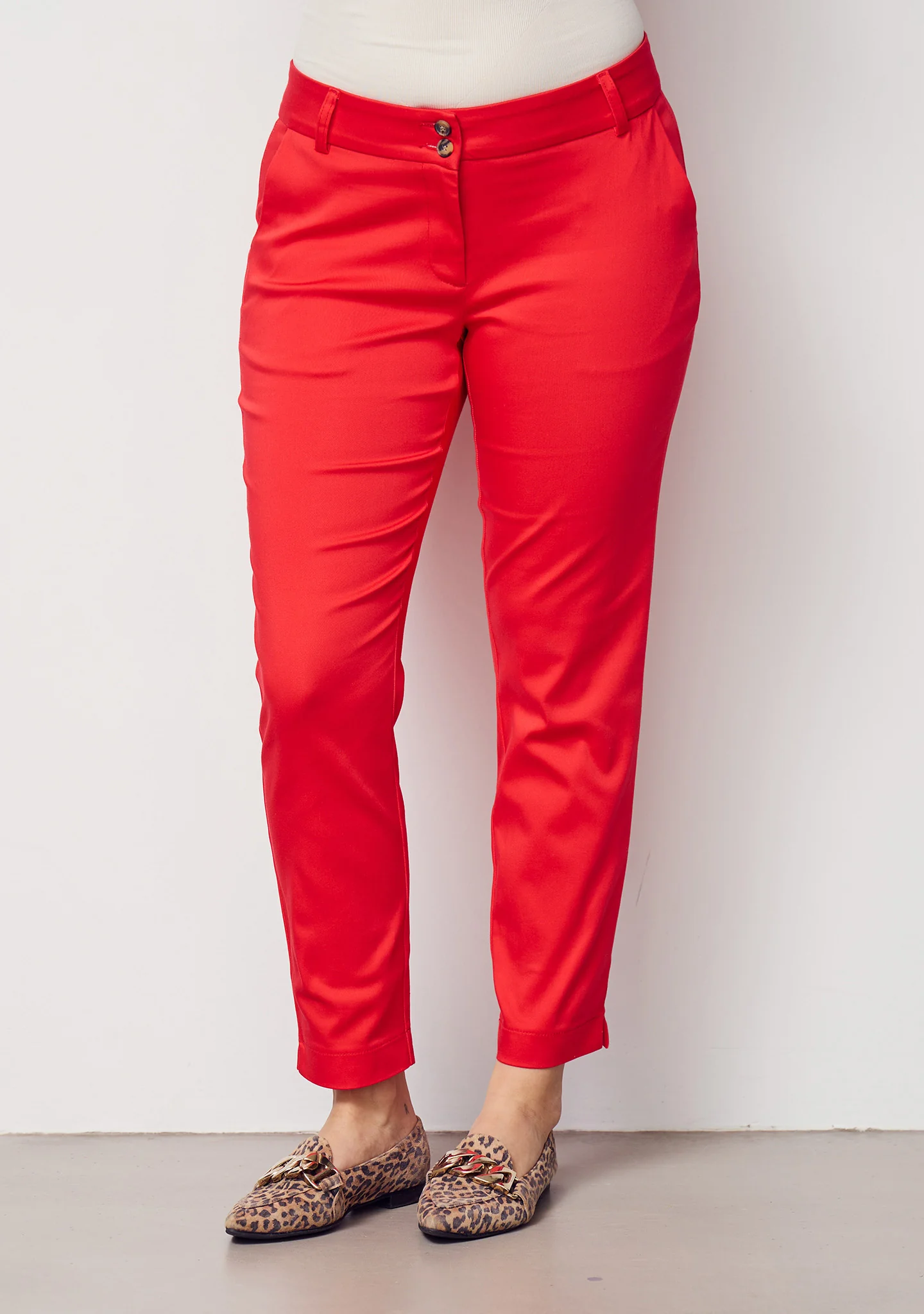 Isay Chino Pant - Fresh Red