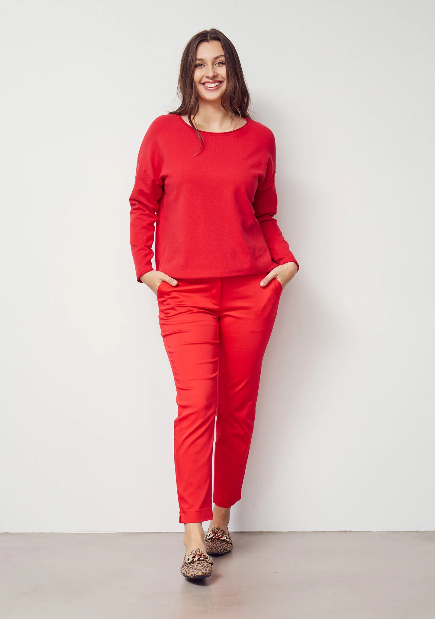 Isay Chino Pant - Fresh Red - Image 4