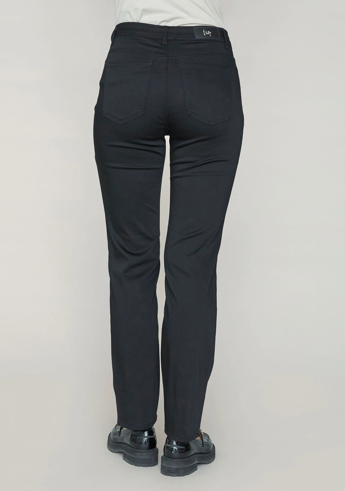 Isay Long Straight Pant - Black - Image 3