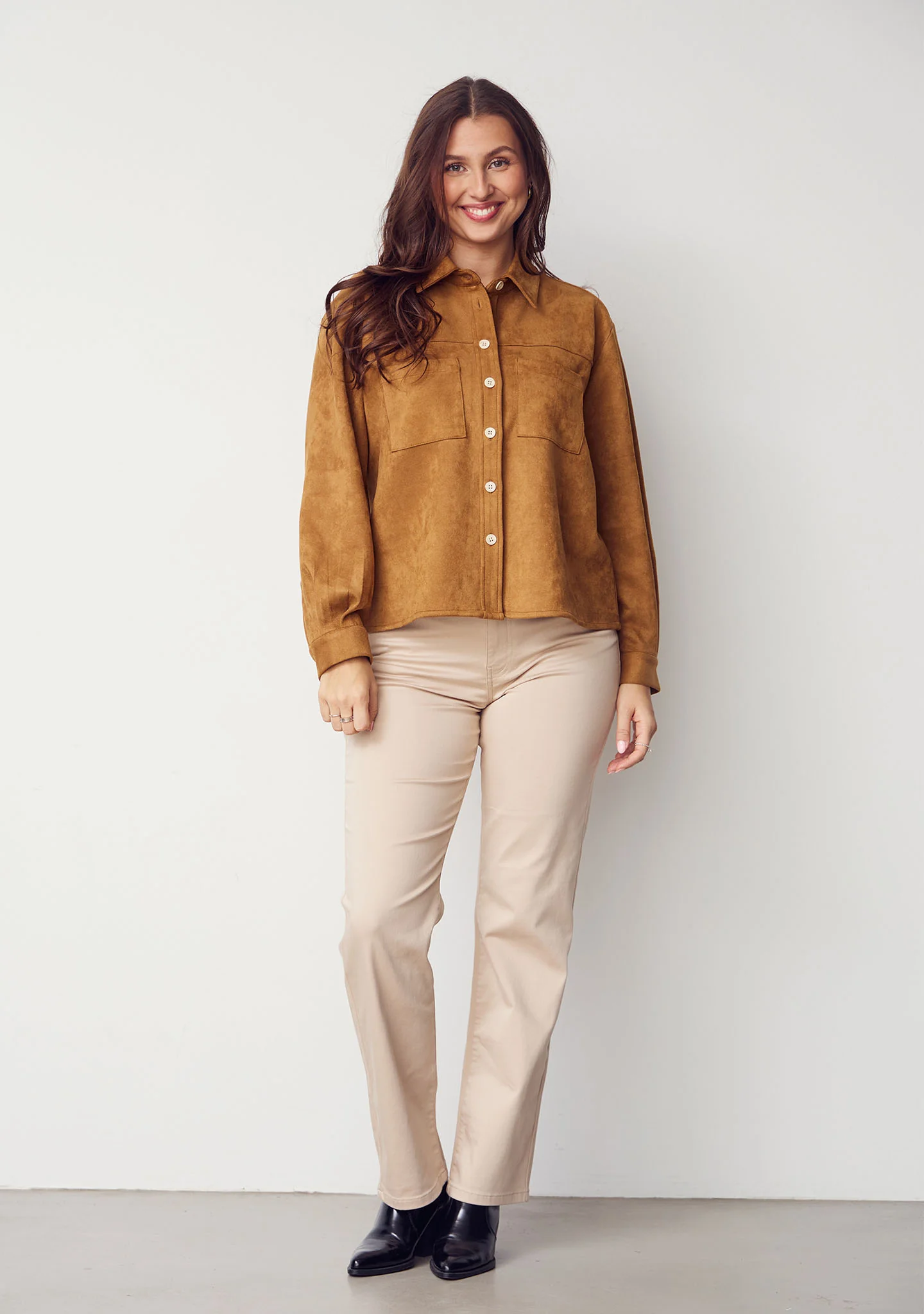 Isay Long Straight Pant - Sand - Image 5