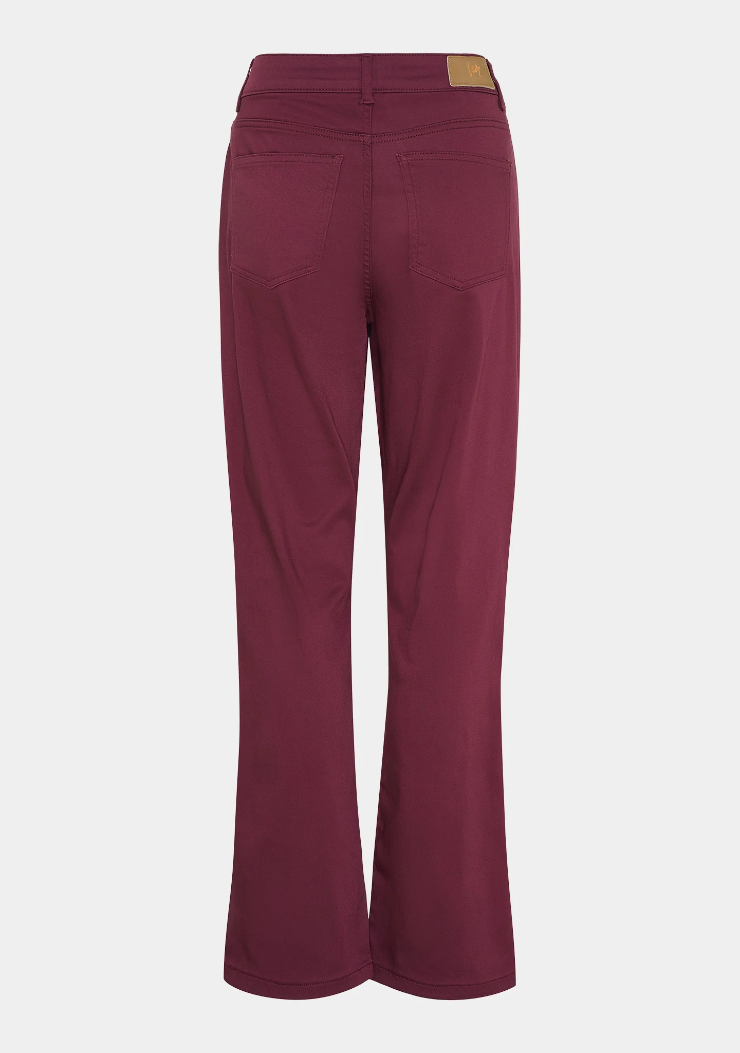 Isay Long Straight Pant - Wine - Image 7