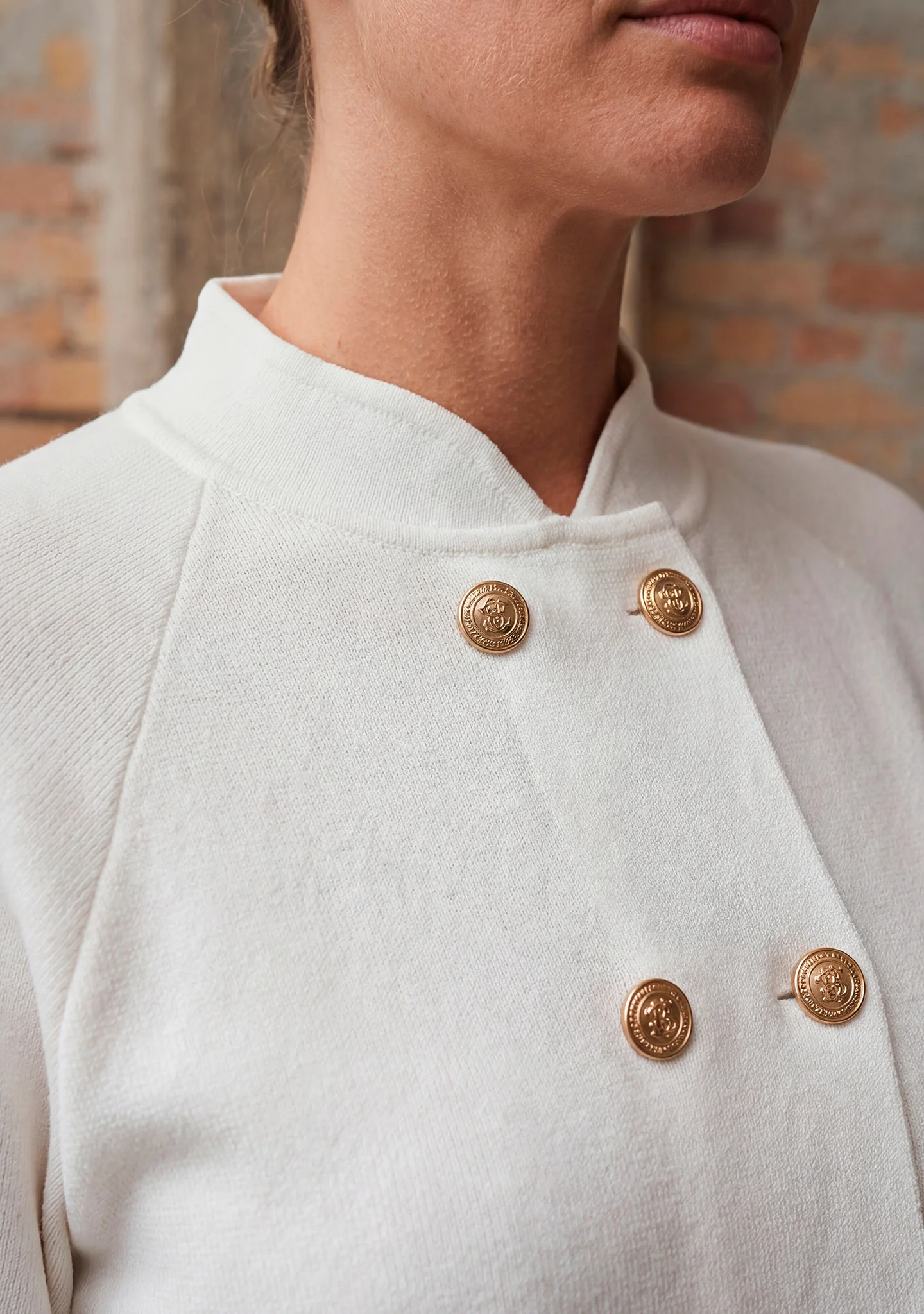 Jena Poncho Blouse - Broken White - Image 2