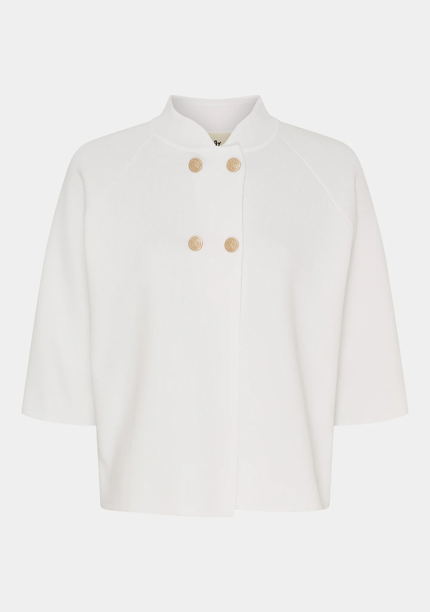 Jena Poncho Blouse - Broken White - Image 3
