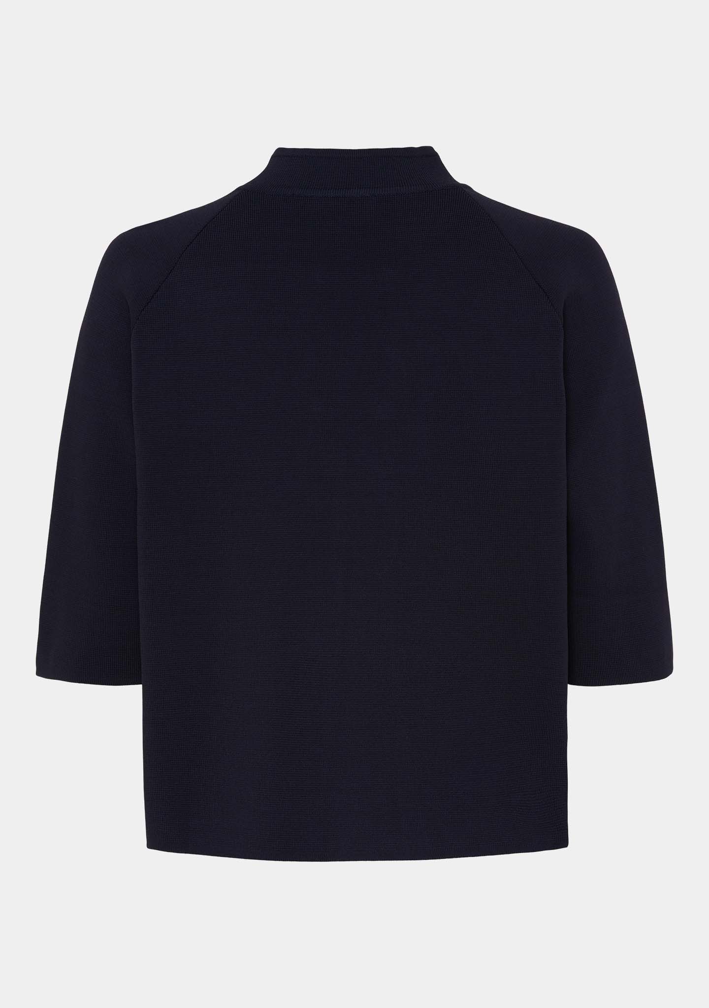 Jena Poncho Blouse - Navy - Image 4