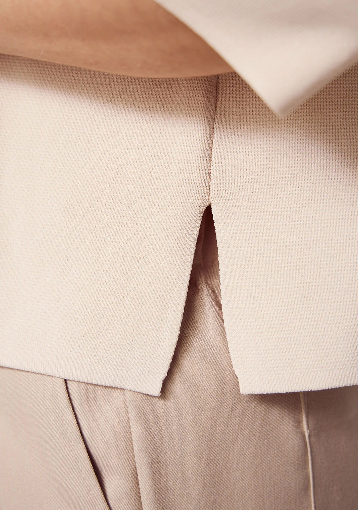 Jena Poncho Blouse - Sand - Image 3