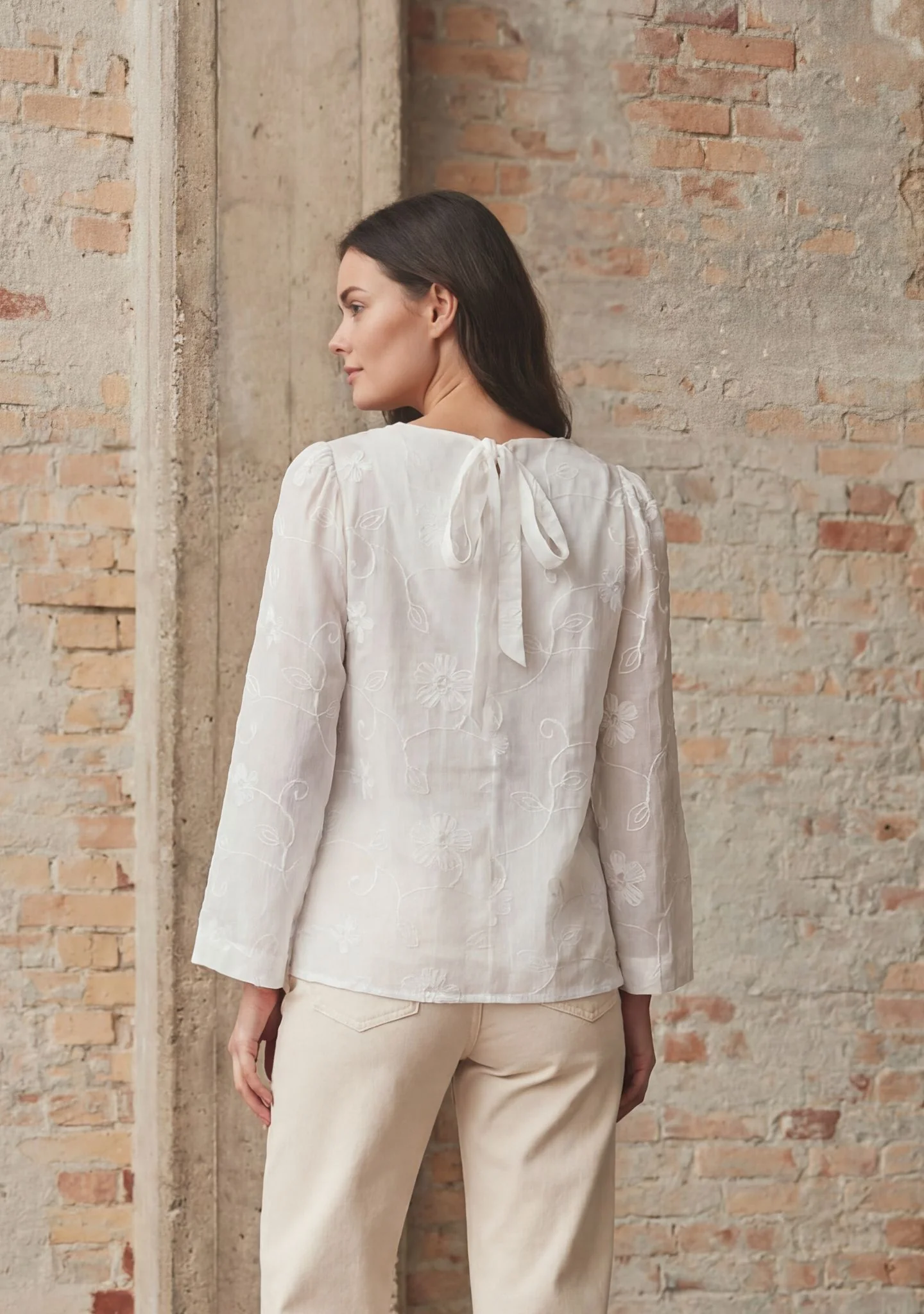 Juna Blouse - Broken White - Image 2