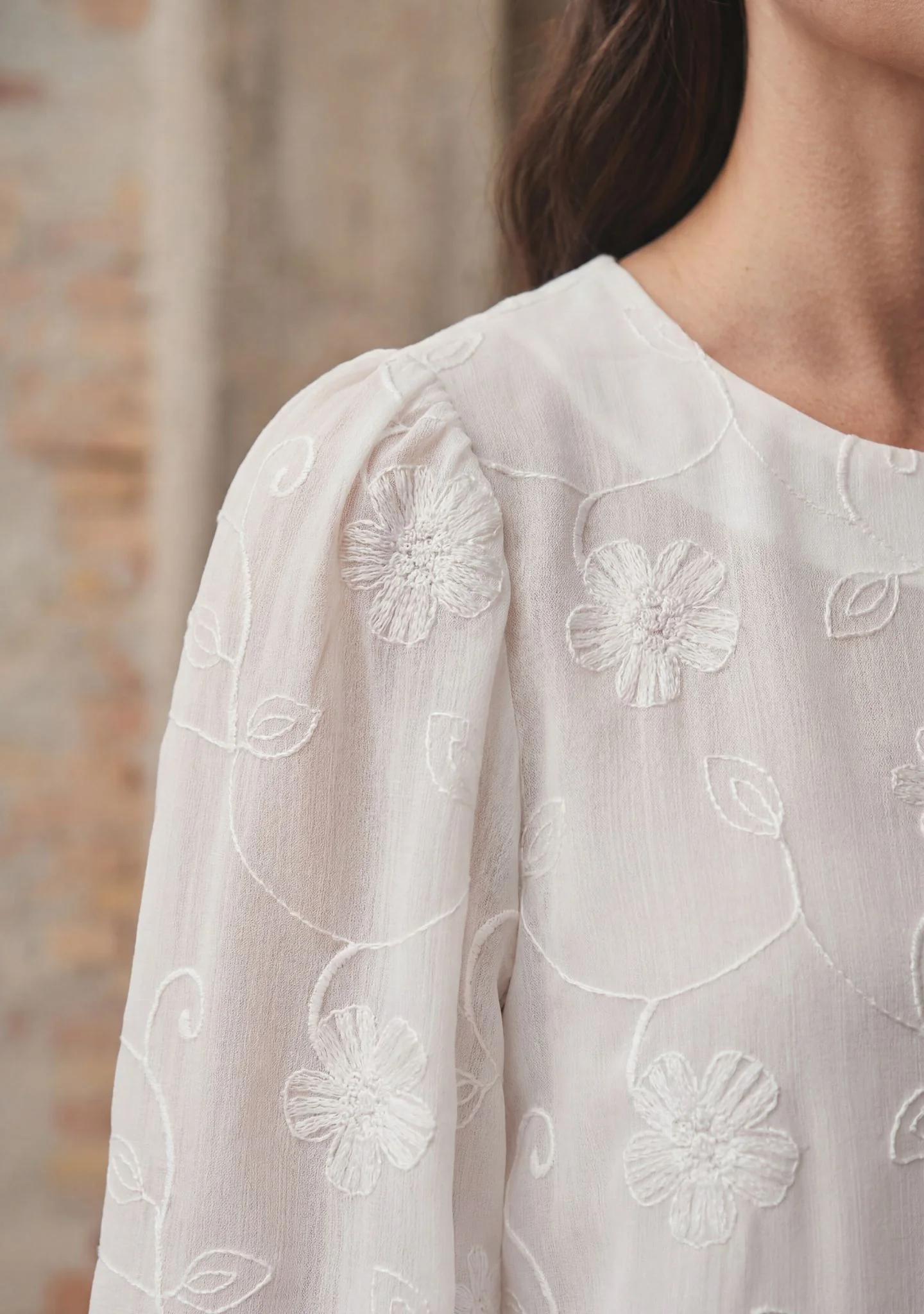 Juna Blouse - Broken White - Image 3