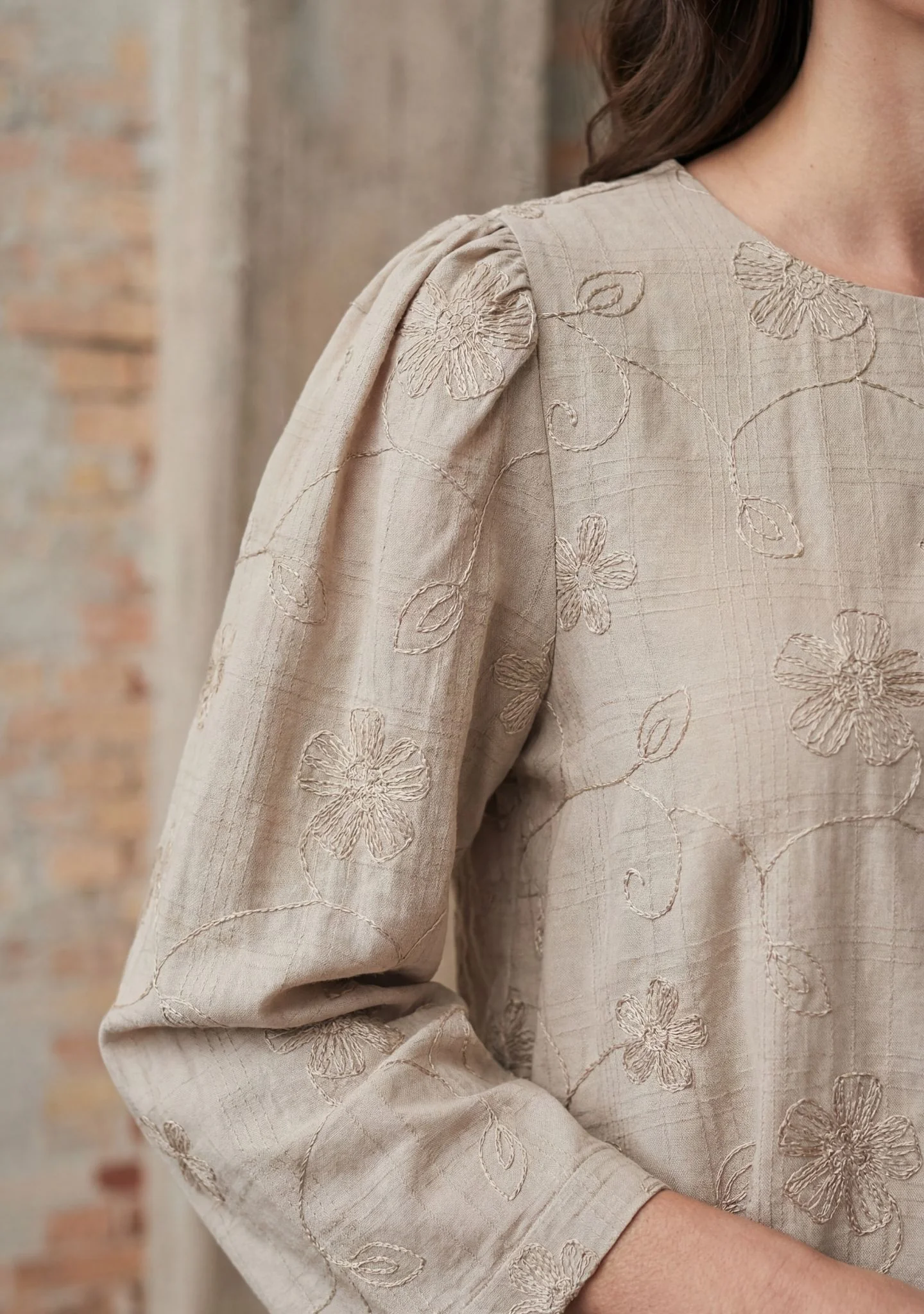 Juna Blouse - Dark Sand - Image 2