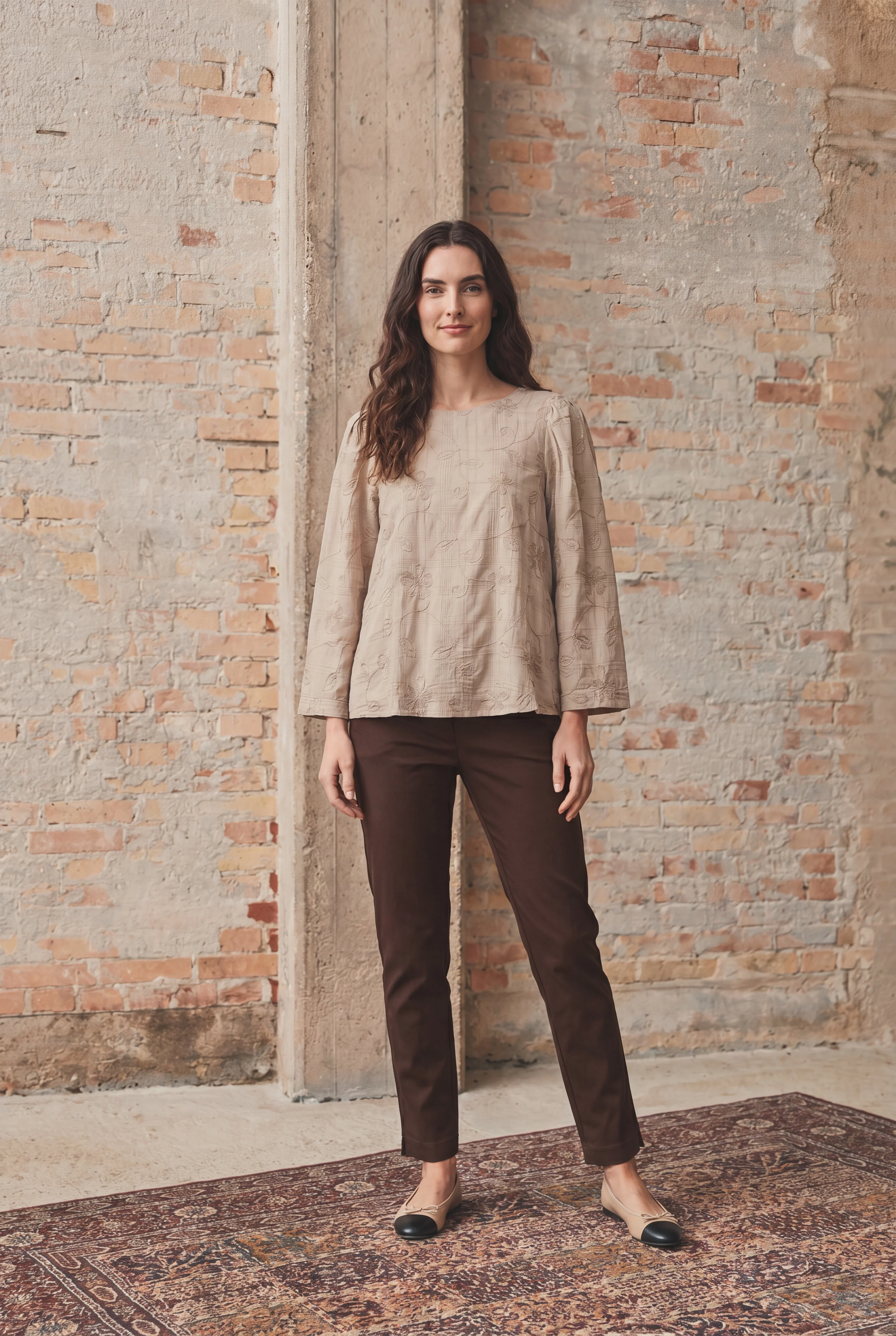Juna Blouse - Dark Sand - Image 3