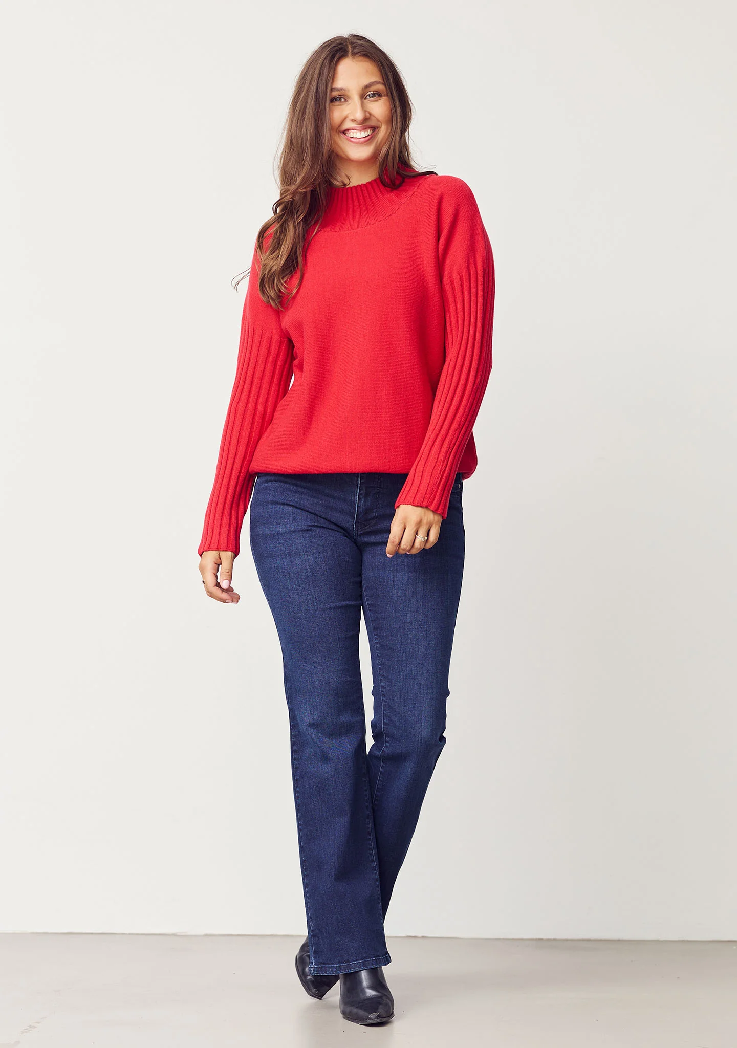 Kaddy Knit Pullover - Red