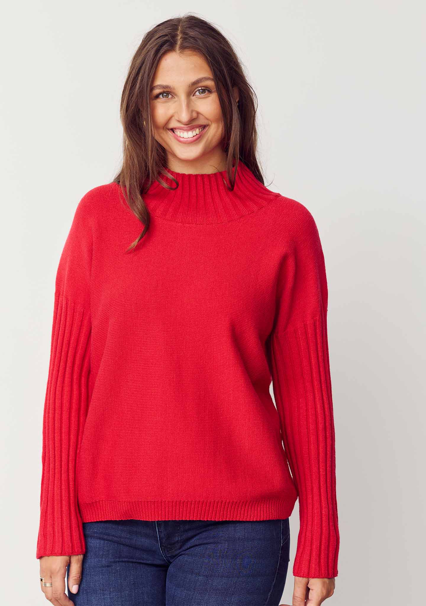 Kaddy Knit Pullover - Red - Image 2
