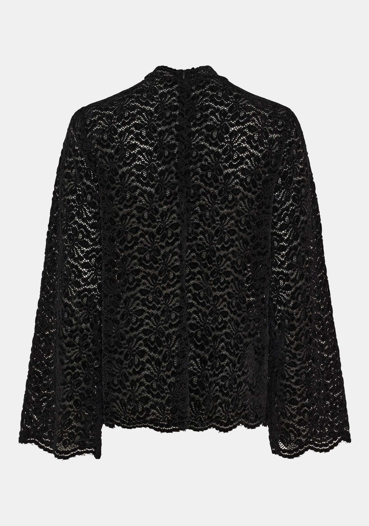 Kamille Lace Blouse - Black - Image 4