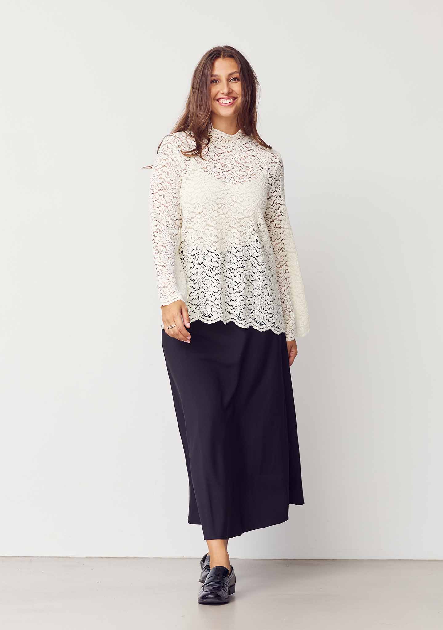 Kamille Lace Blouse - Broken White