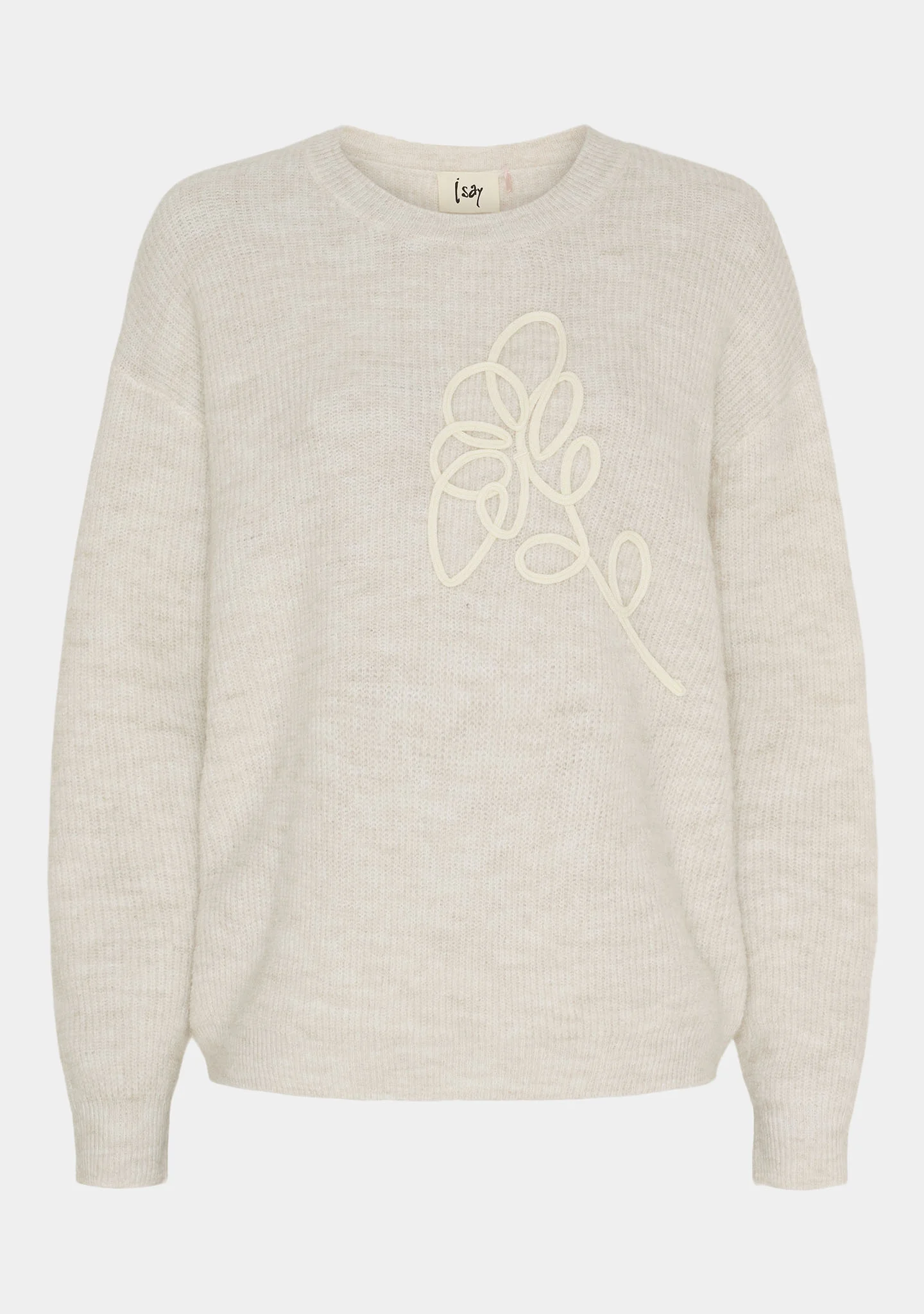 Kamo Knit Pullover - Broken White - Image 2