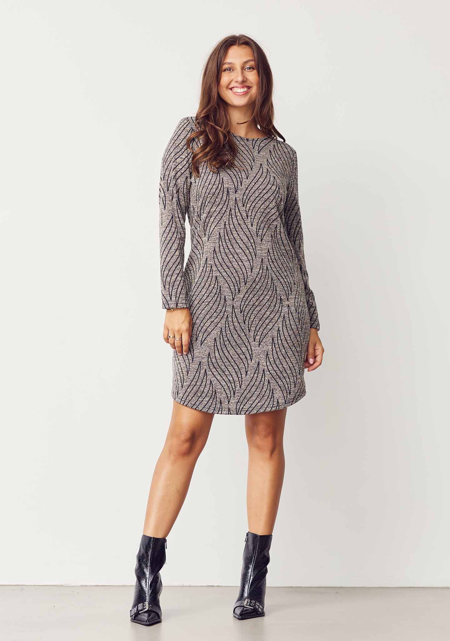 Krista Dress - Jaquard Melange