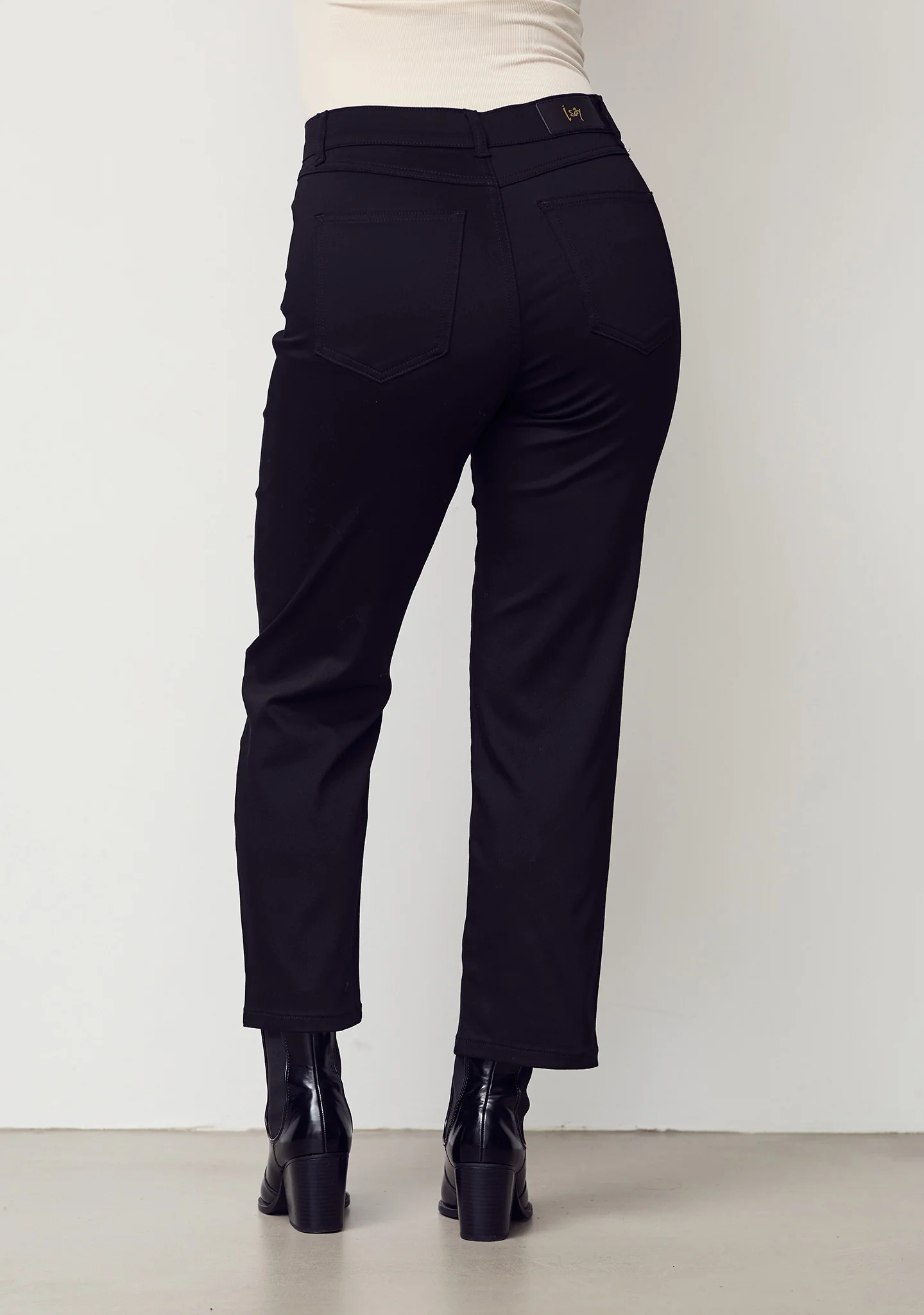 Lido Straight Jeans - Black - Image 3