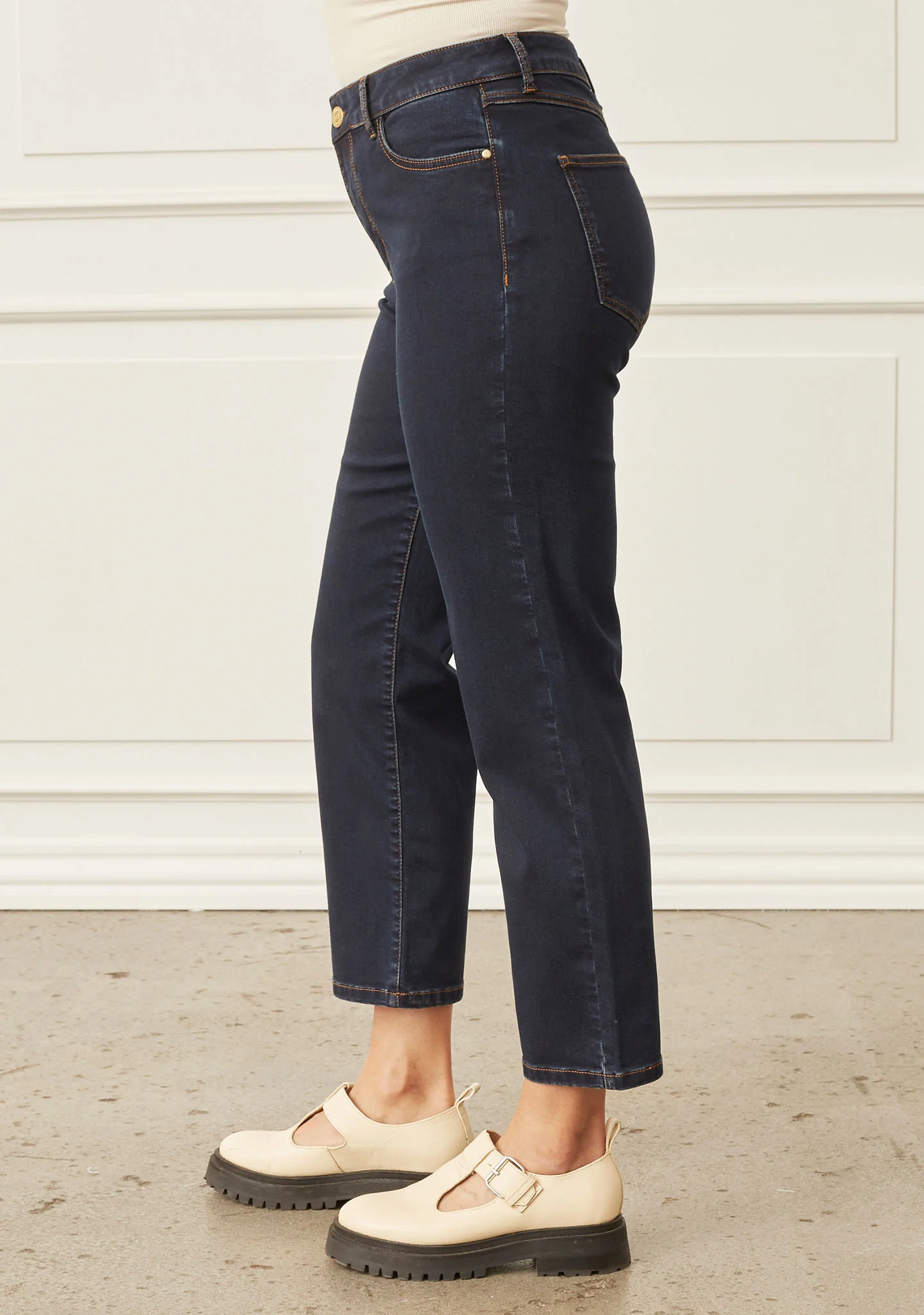 Lido Straight Jeans - Denim Blue Unwashed - Image 3