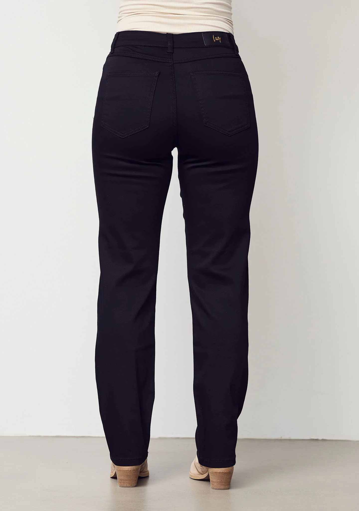 Lido Straight Long Jeans - Black - Image 3