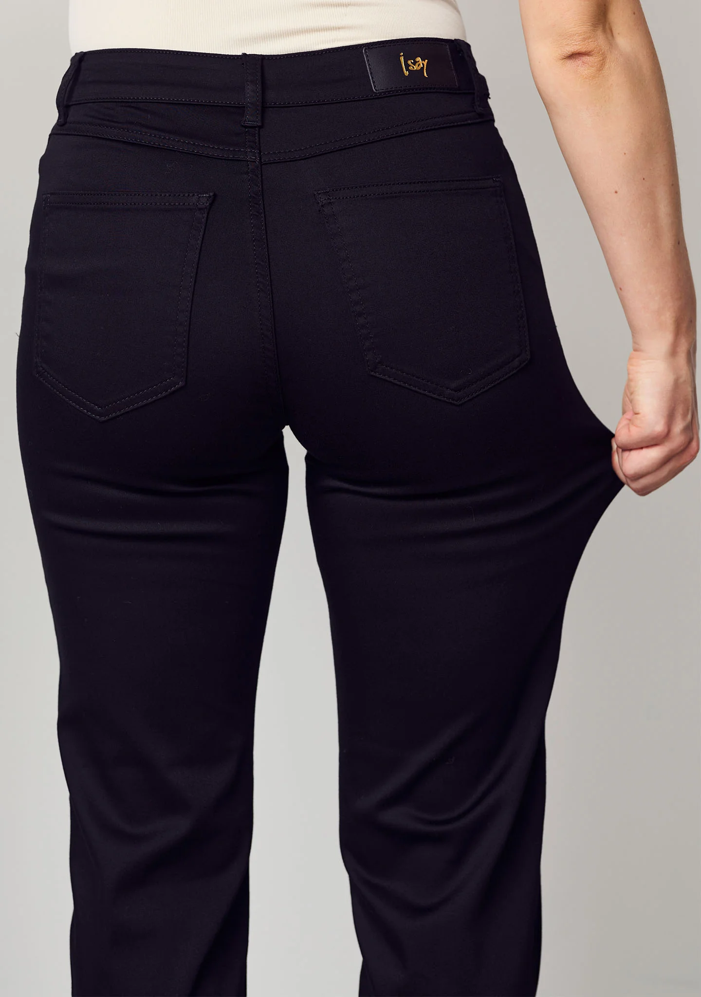 Lido Straight Long Jeans - Black - Image 4