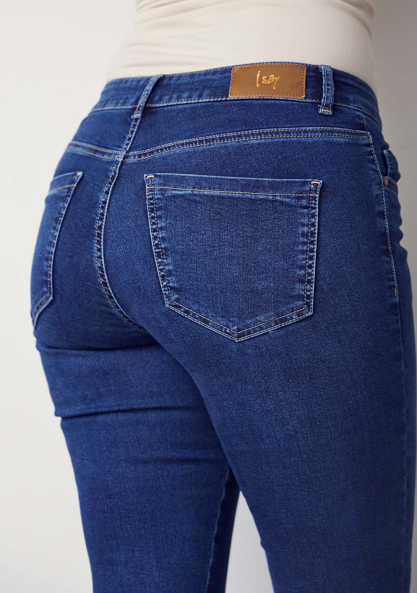 Lido Zip Jeans - Basic Denim Wash - Image 4